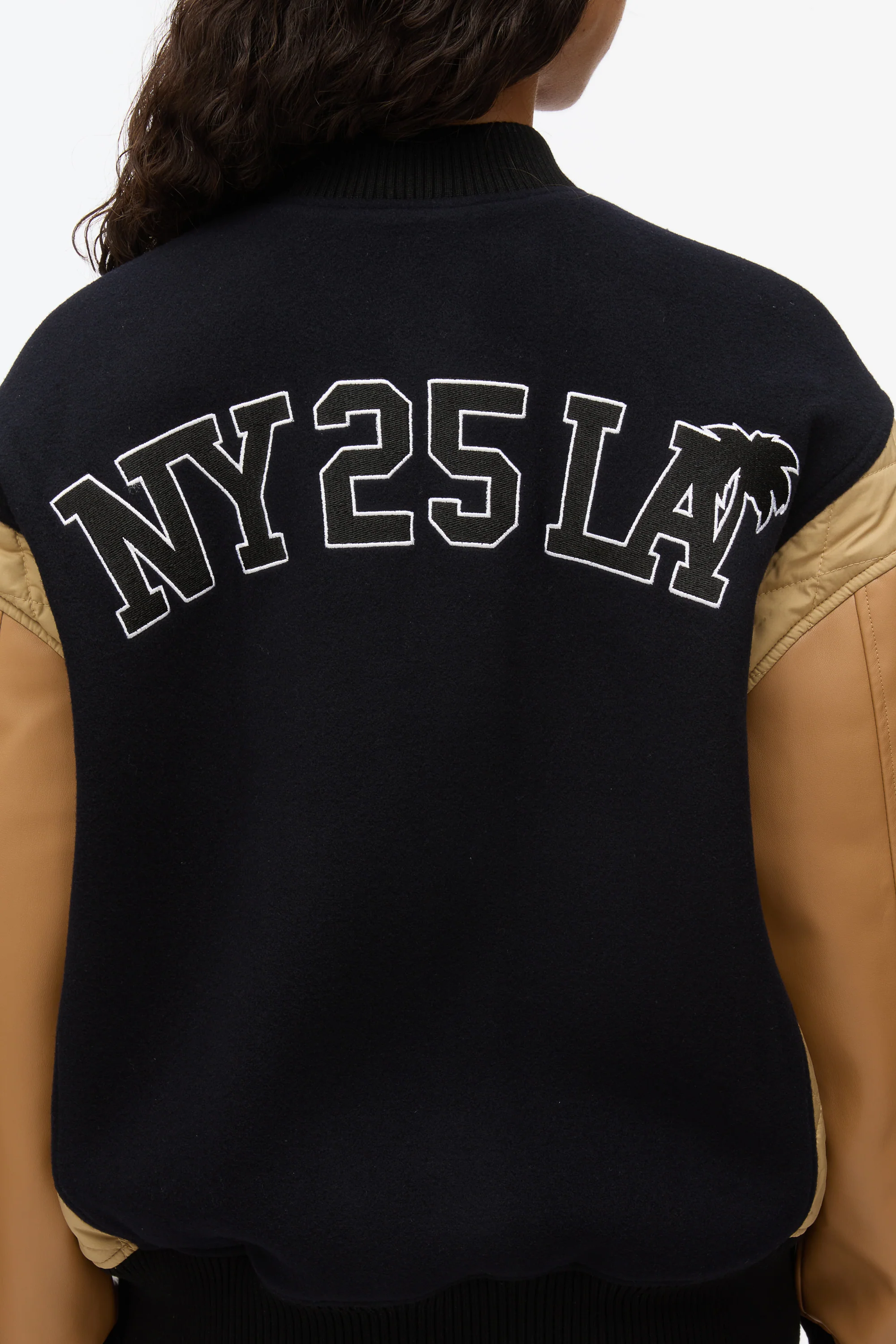 3.1 x Shopbop Boxy Varsity Jacket with Ties - Image 6