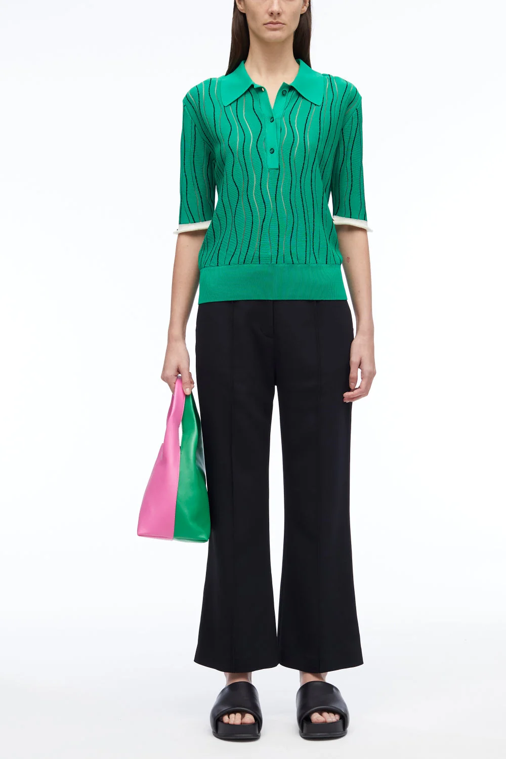 Art Nouveau Jacquard Polo Shirt - Image 6