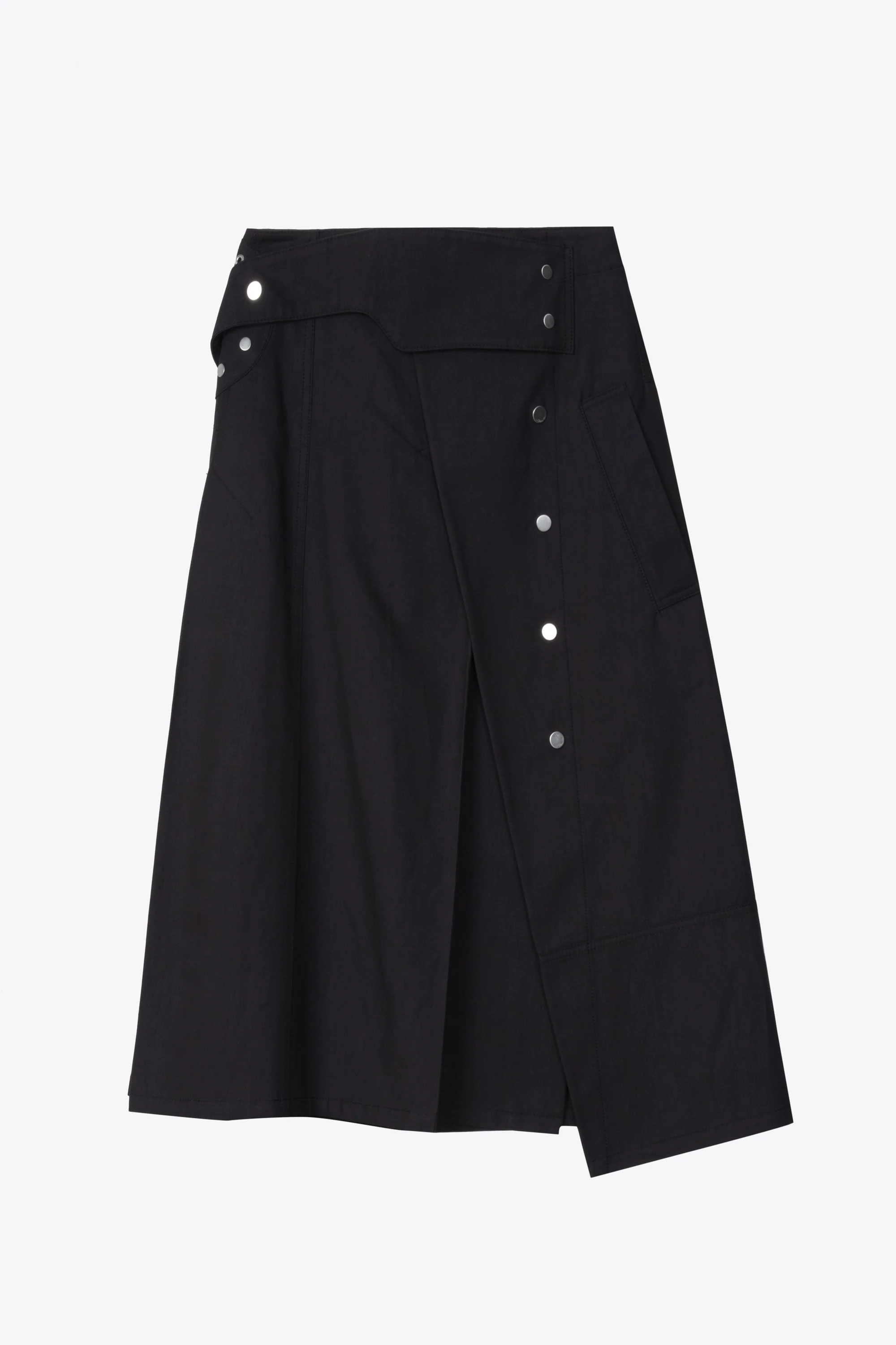 Belted Wrap Utility Skirt - Image 8