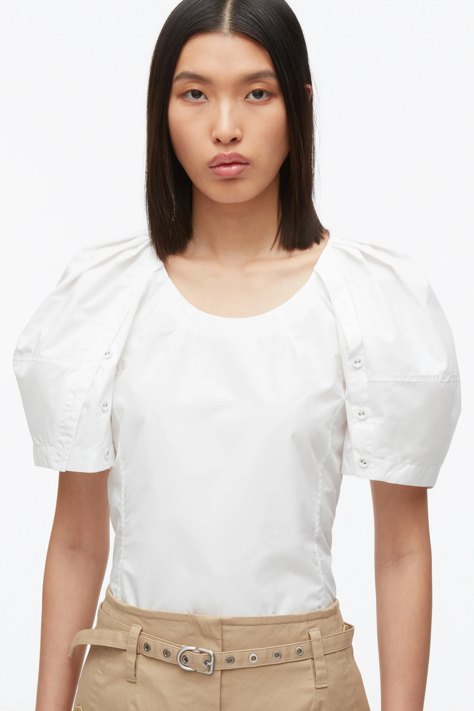 Bloom Sleeve Scoop Neck Top - Image 11