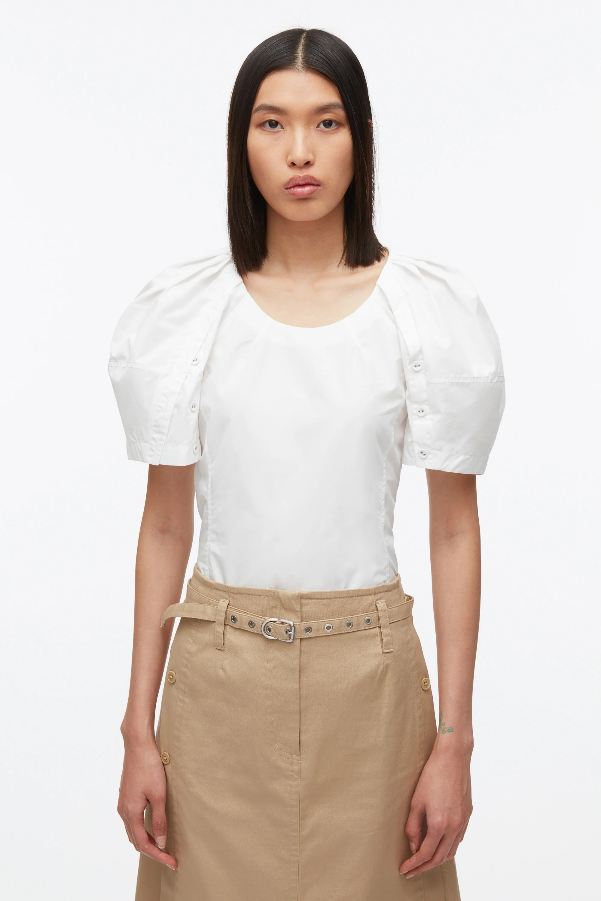 Bloom Sleeve Scoop Neck Top - Image 8