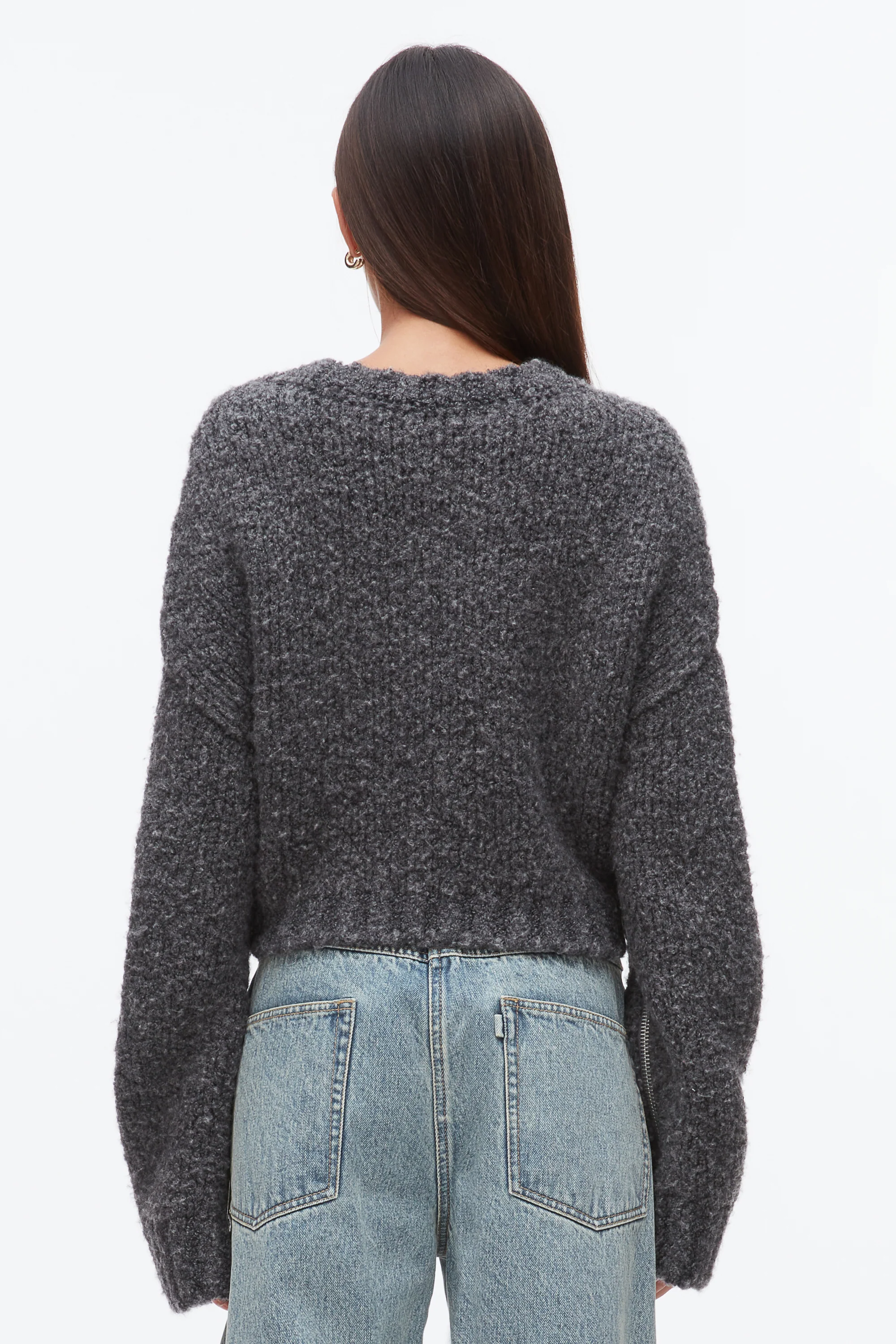 Boucle Zipper Crewneck - Image 11