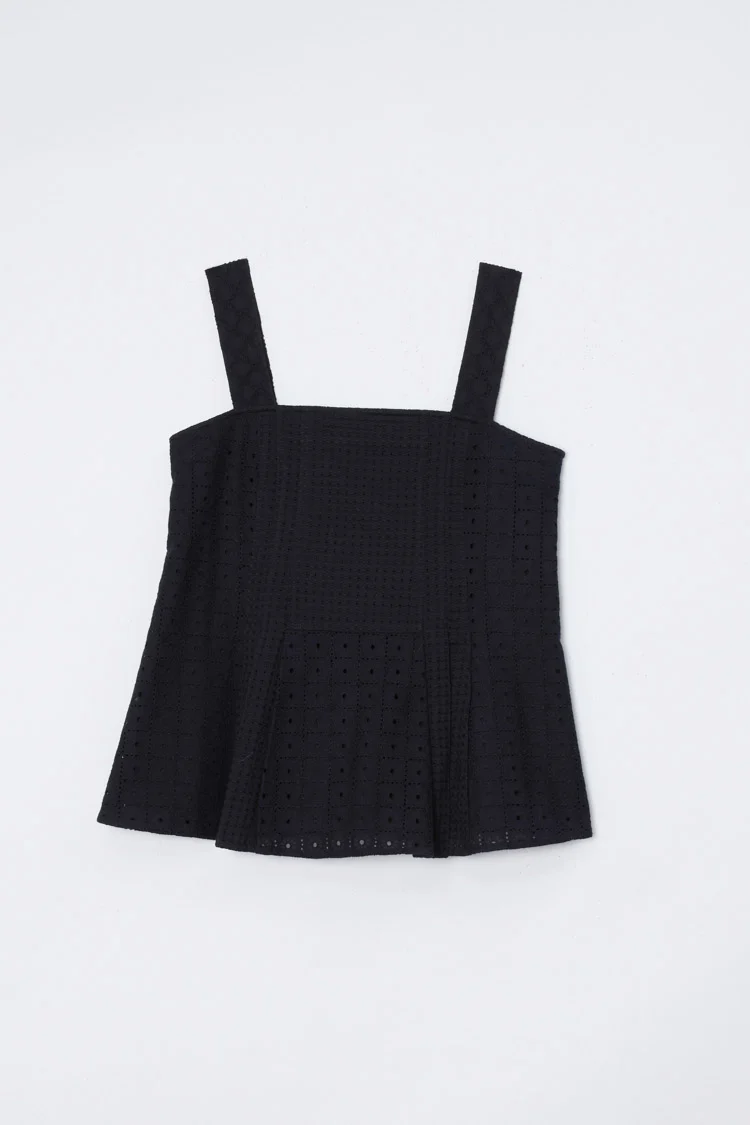 Broderie Anglaise Patchwork Cami - Image 8