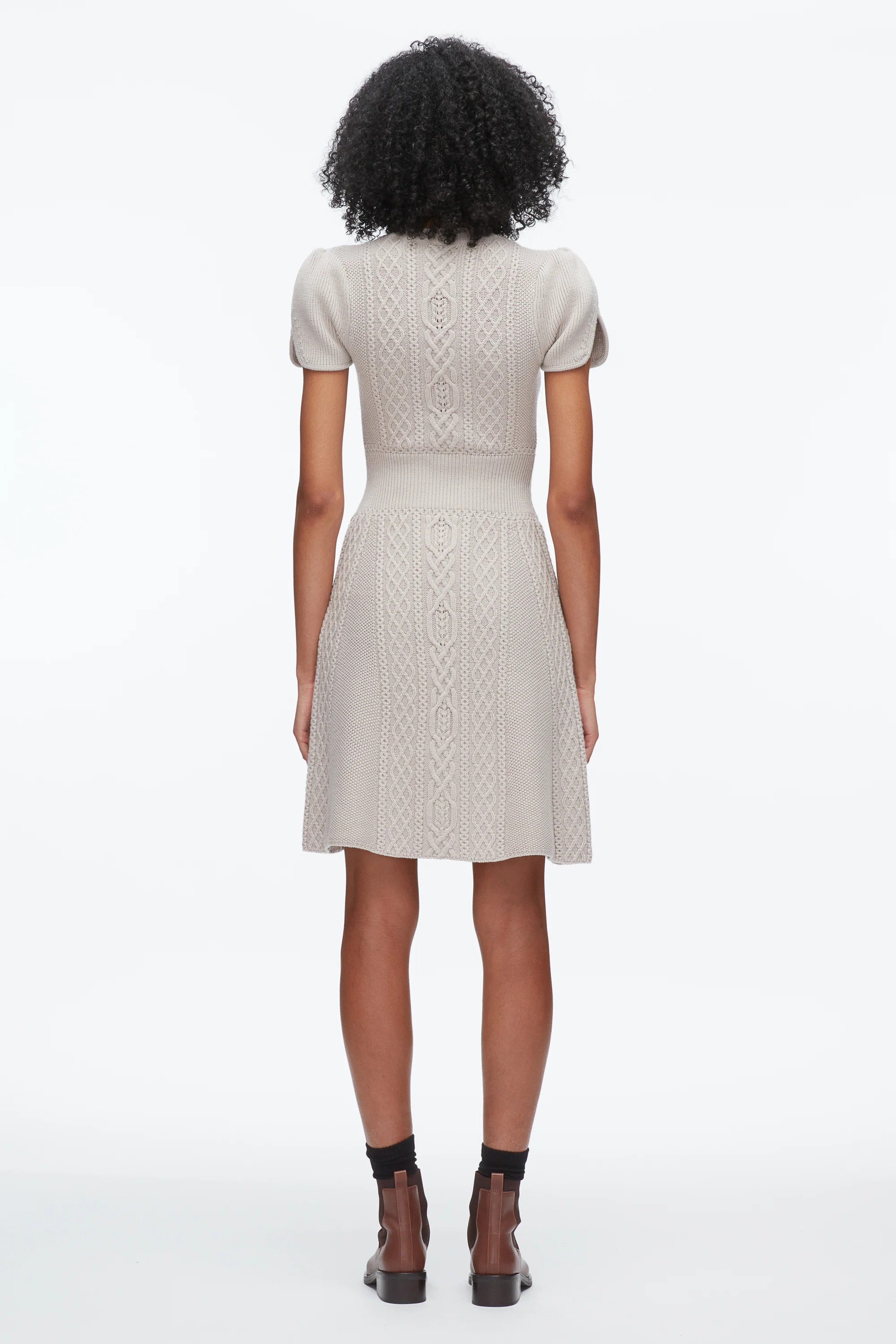 Cable Mix Tulip Dress - Image 4