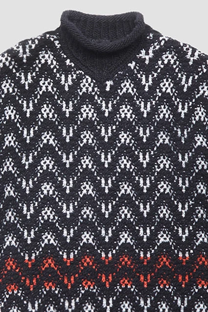 Chevron Jacquard Pullover - Image 4