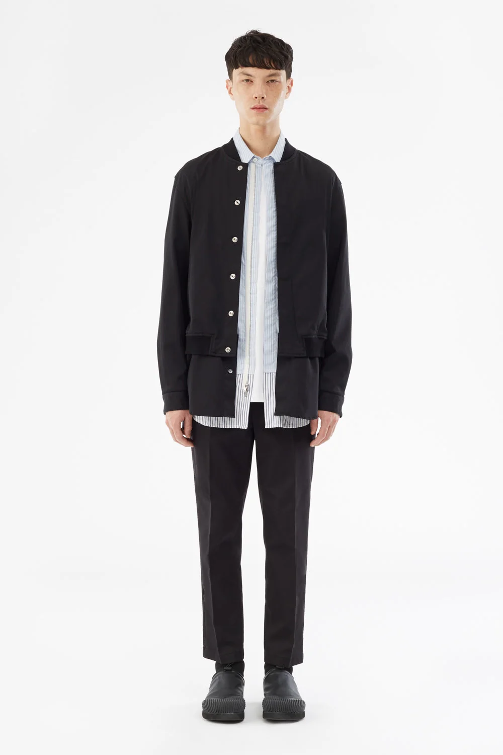 Classic Bomber Shirt Jacket - Image 4