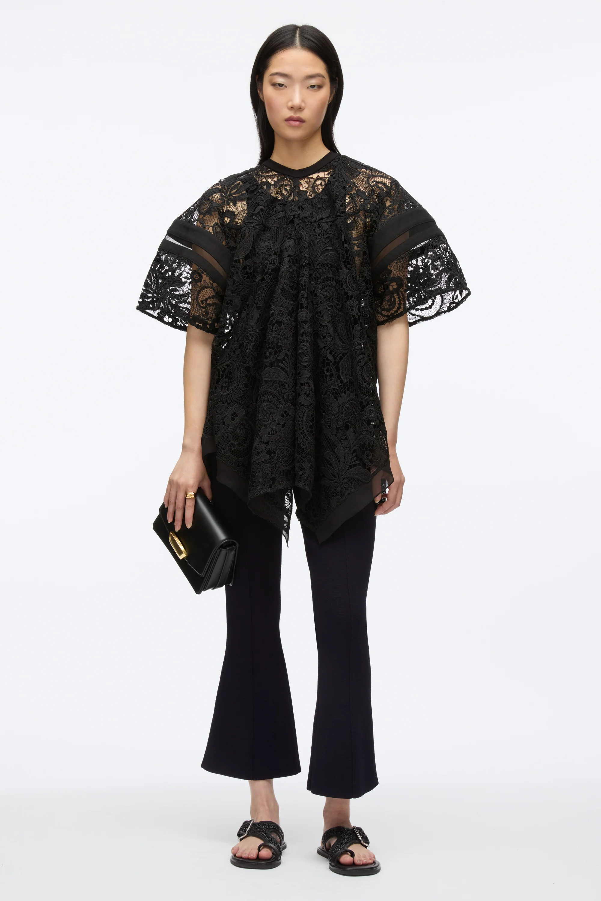 Embroidered Lace Handkerchief Top - Image 6
