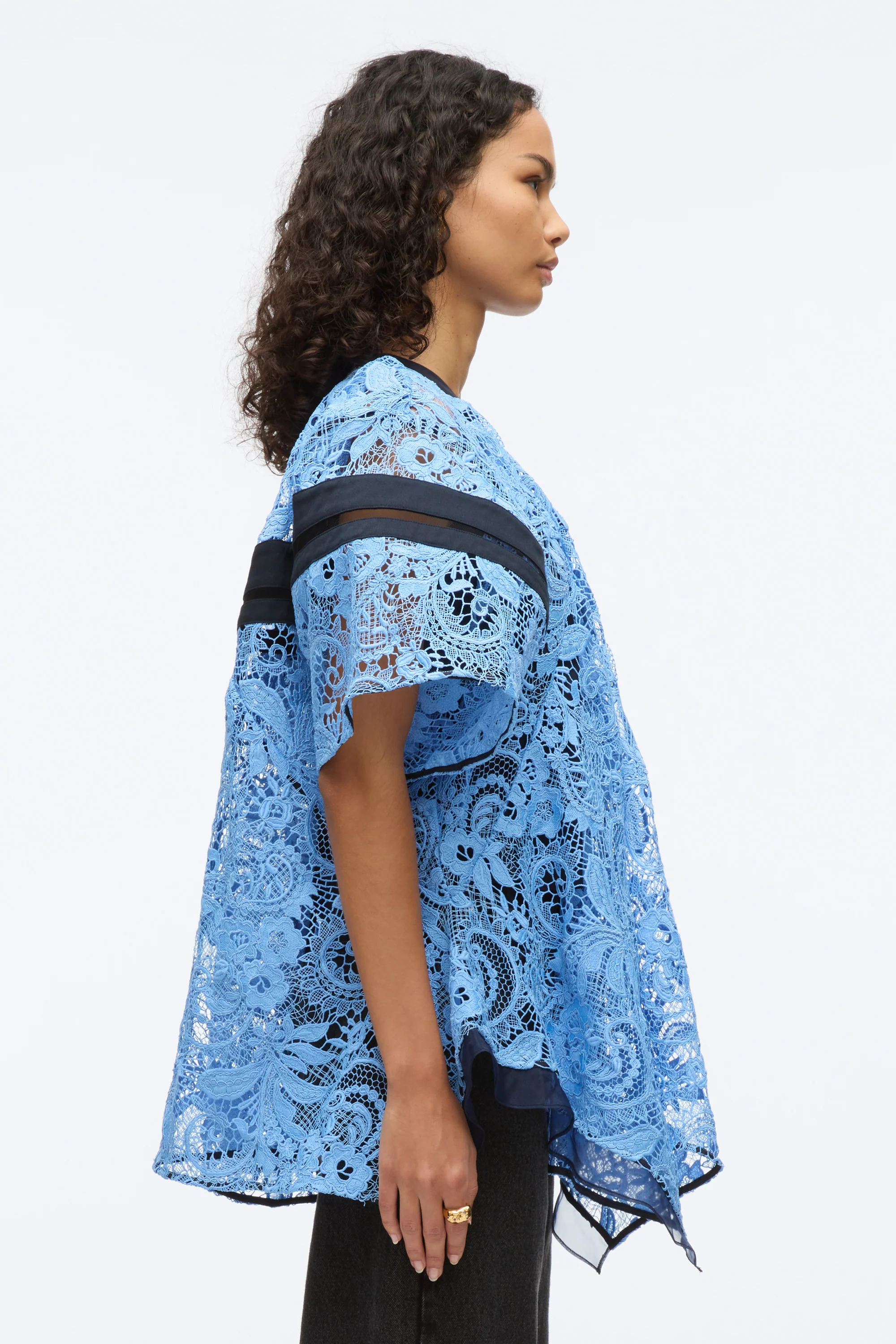 Embroidered Lace Handkerchief Top - Image 15