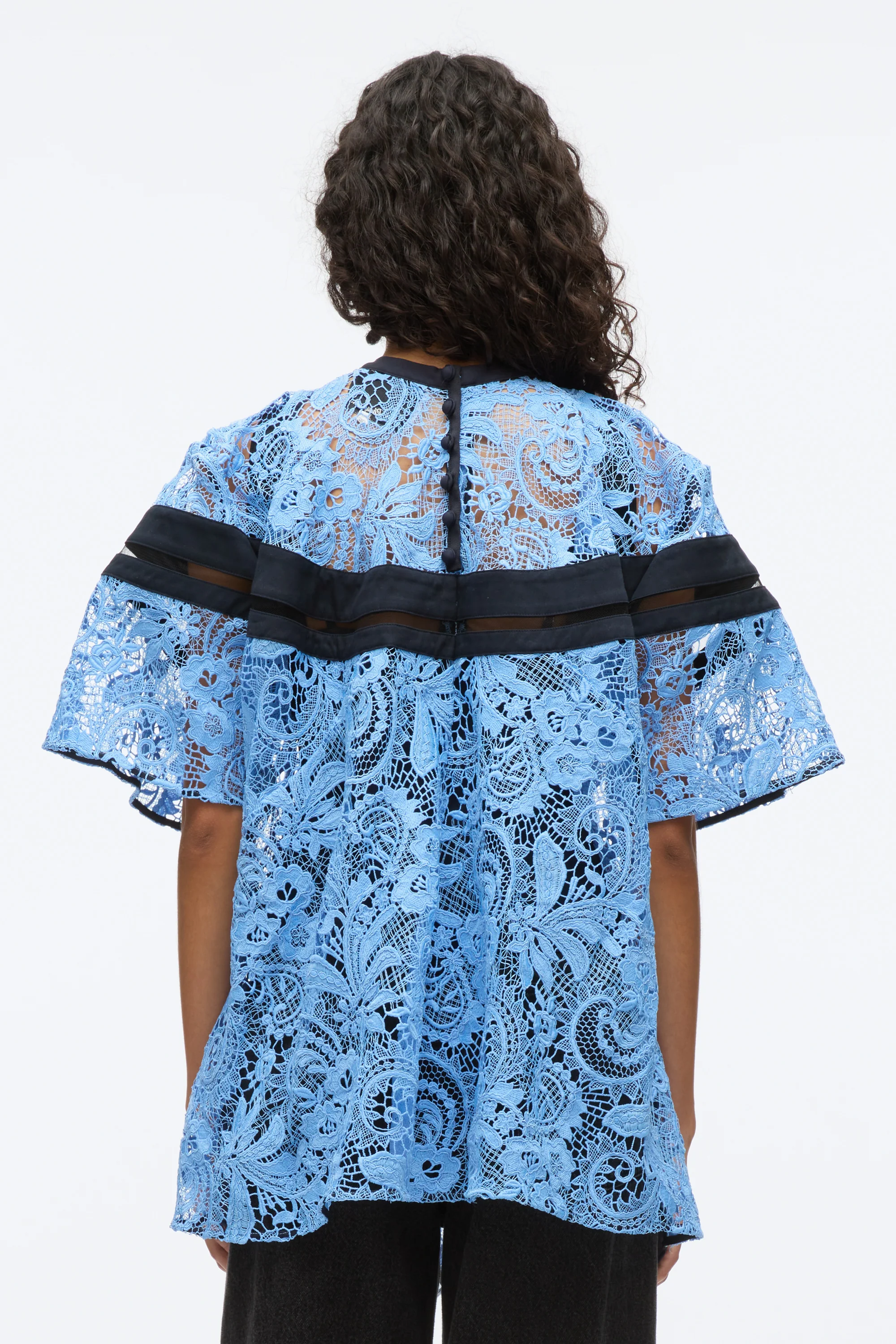 Embroidered Lace Handkerchief Top - Image 16