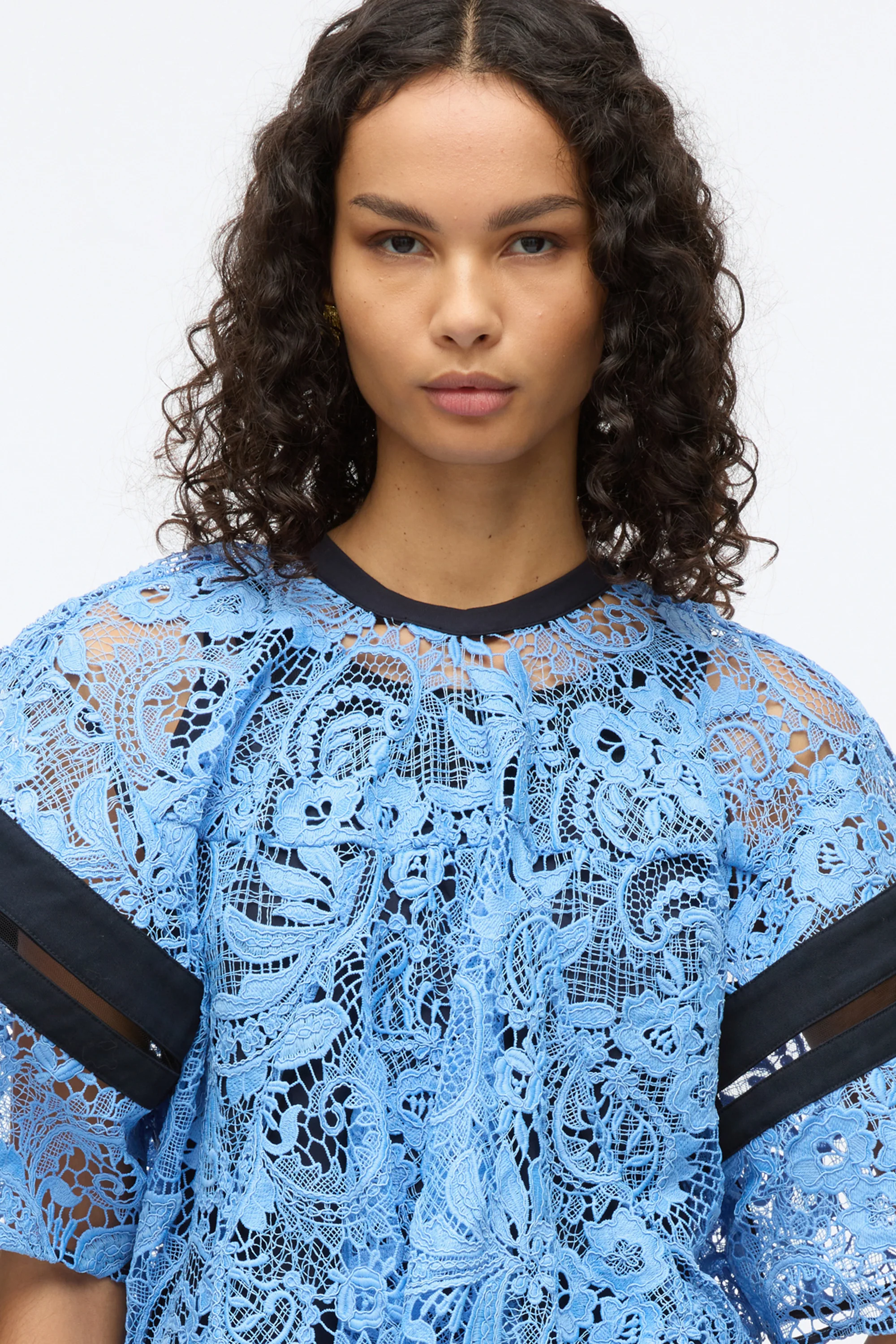 Embroidered Lace Handkerchief Top - Image 17