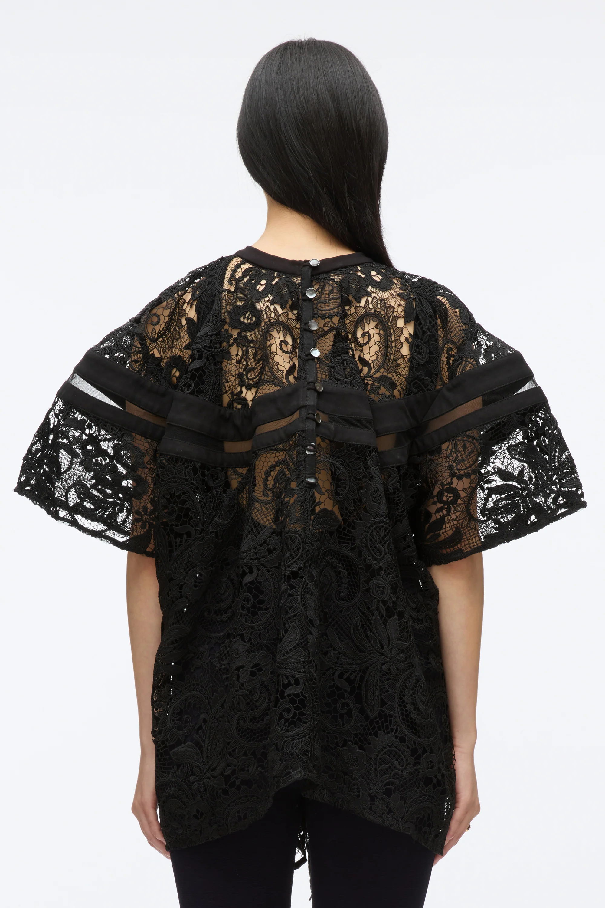 Embroidered Lace Handkerchief Top - Image 10