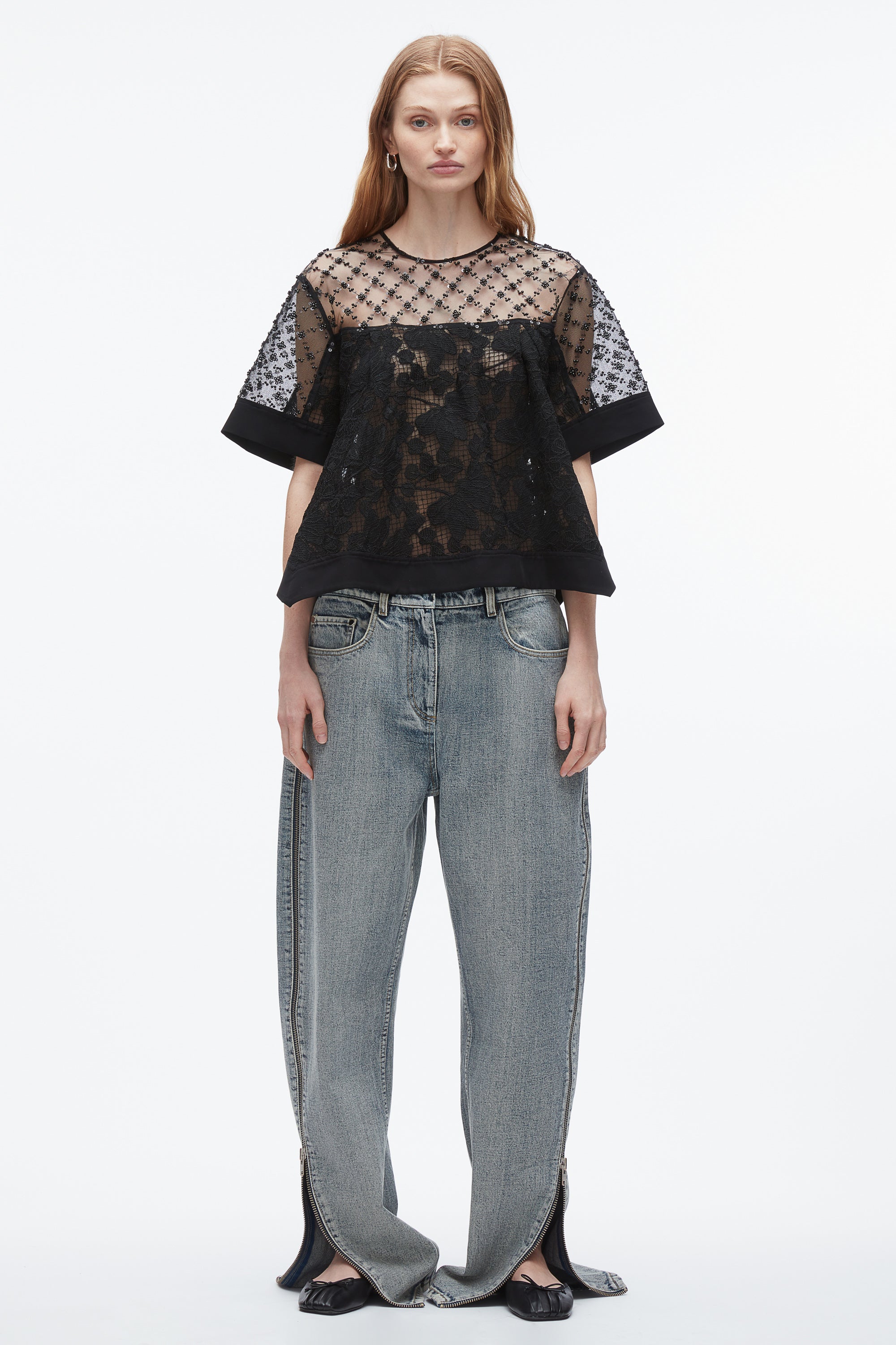 Corded Lace Organza Top - Image 8