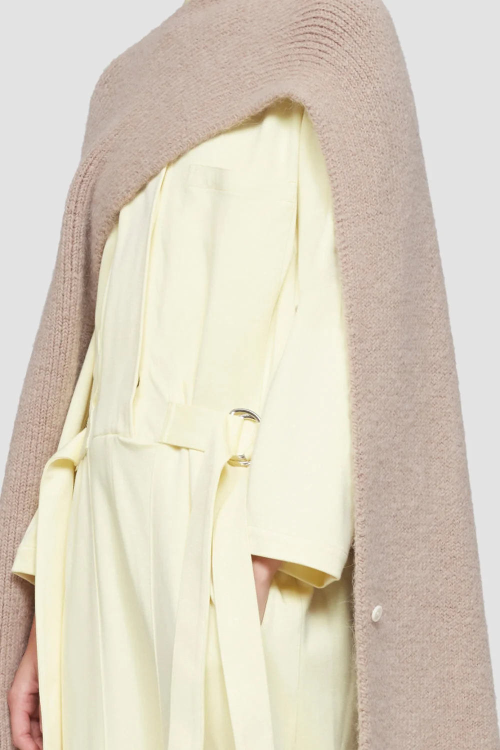 Cozy Wool Fringed Poncho - Image 9