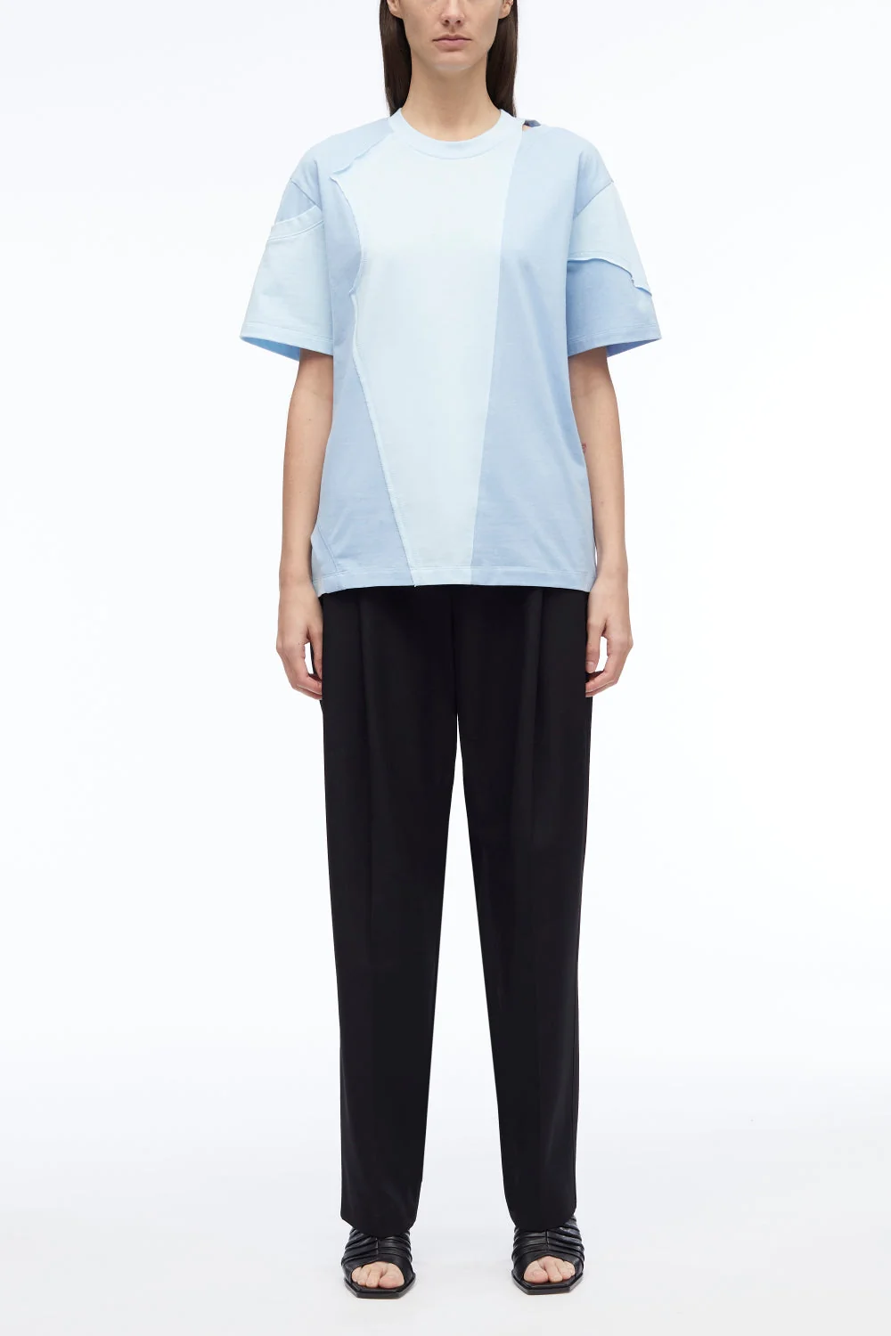Deconstructed Jersey Crewneck T-Shirt - Image 6