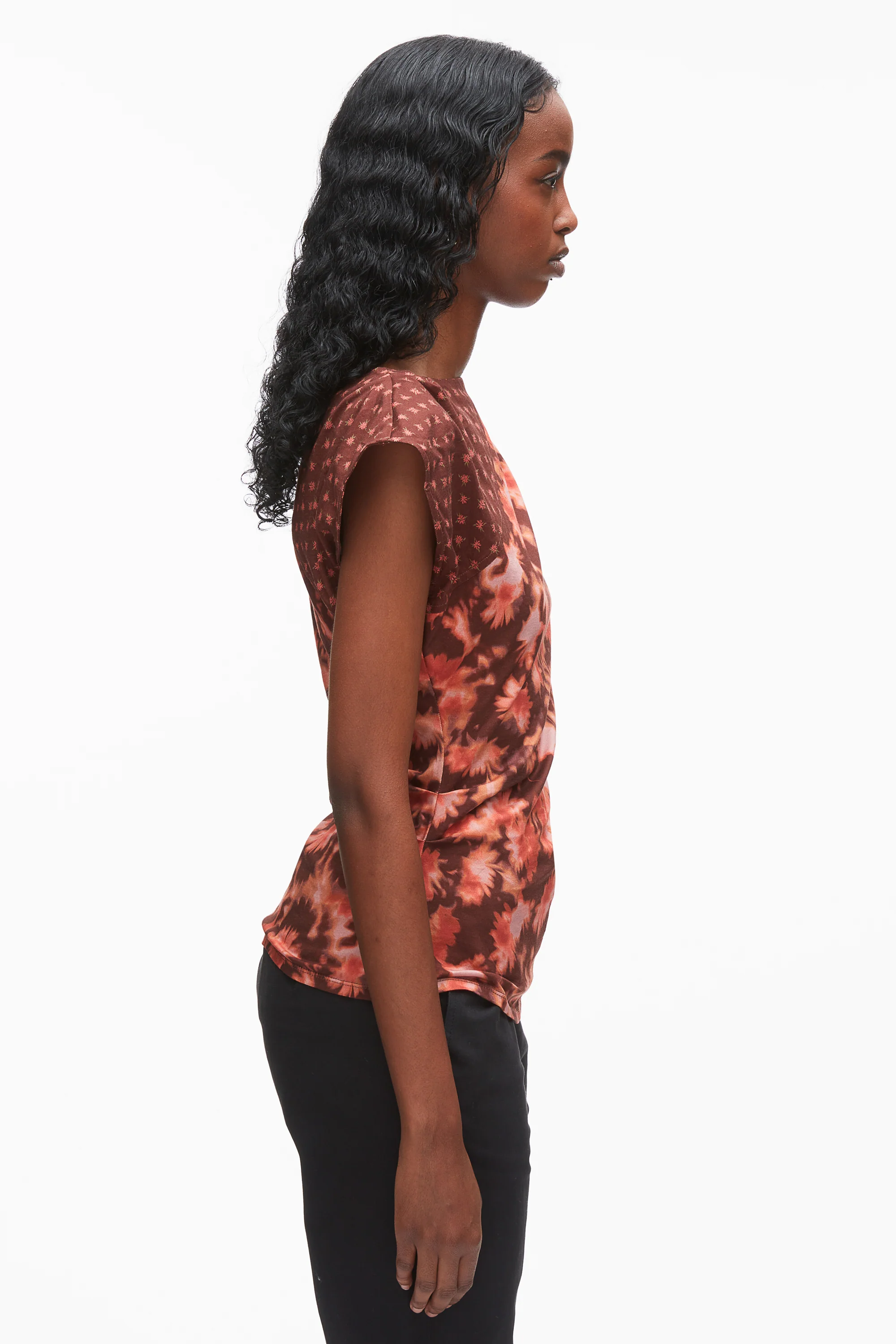 Desert Floral Patchwork Top - Image 4