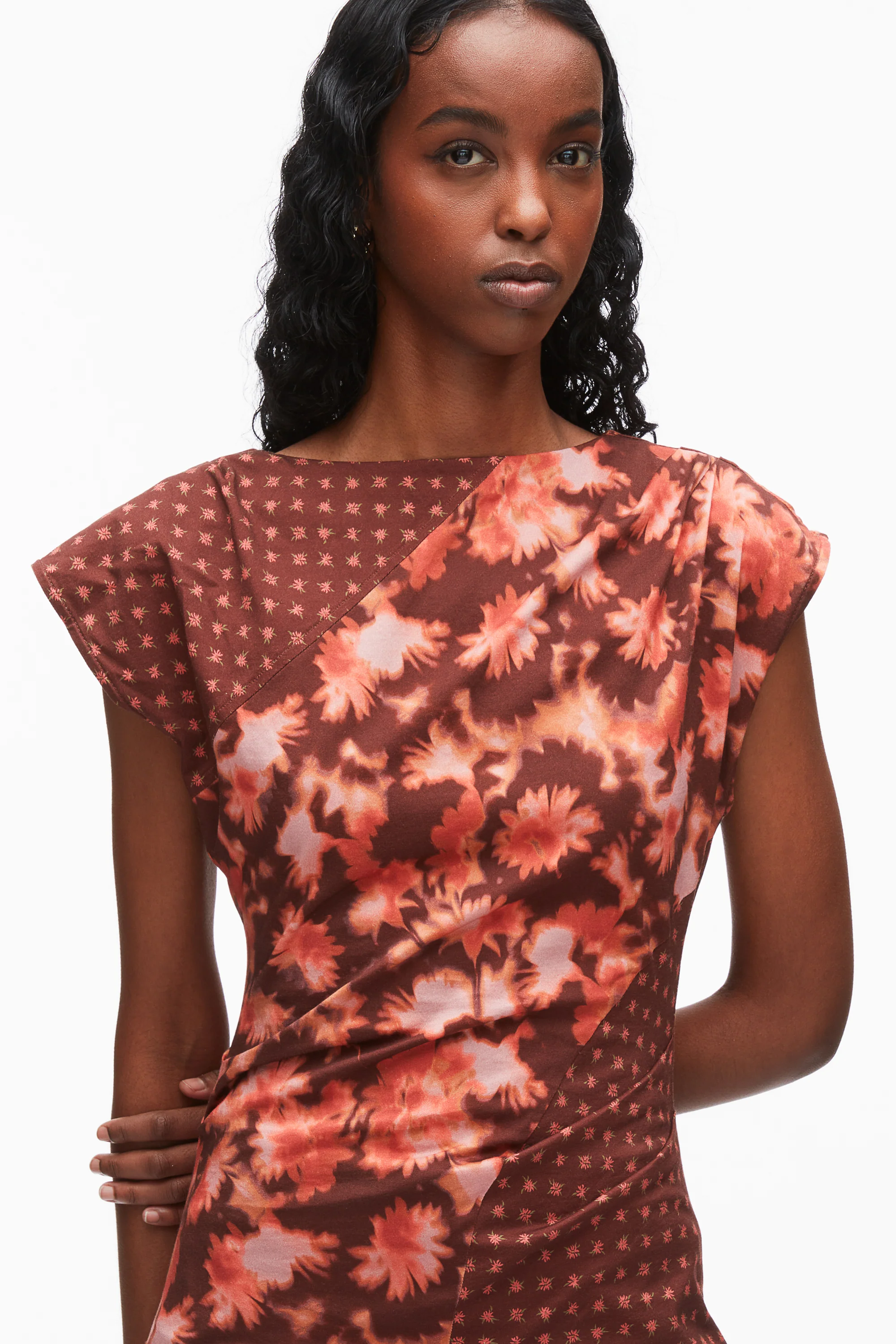 Desert Floral Patchwork Top - Image 6
