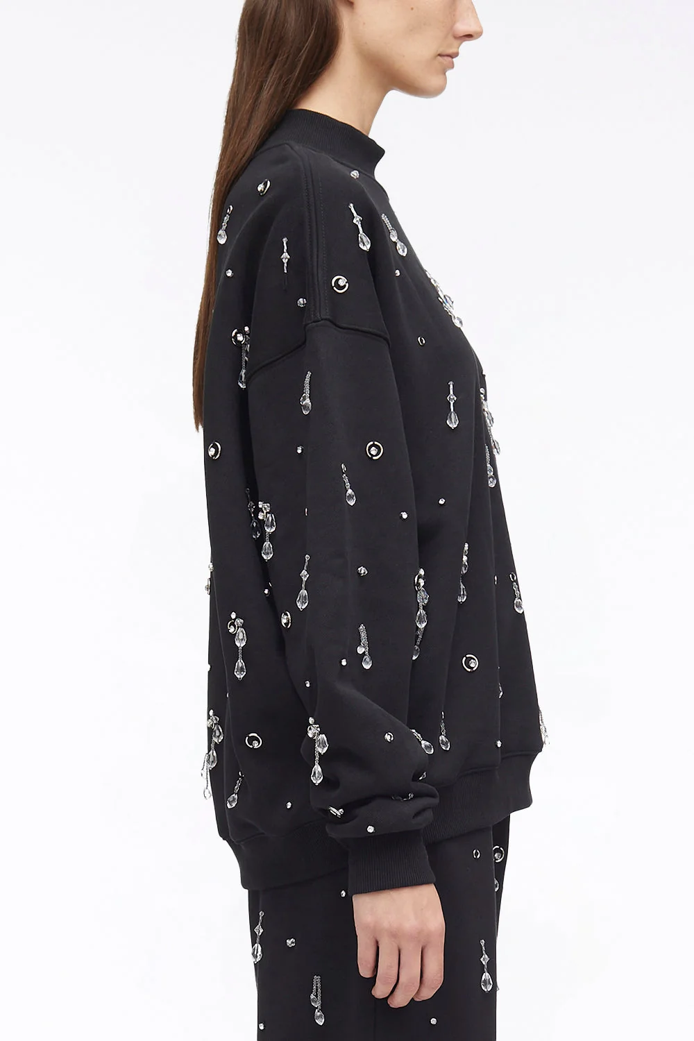 Drip Embellished Compact French Terry Sweatshirt - Image 8