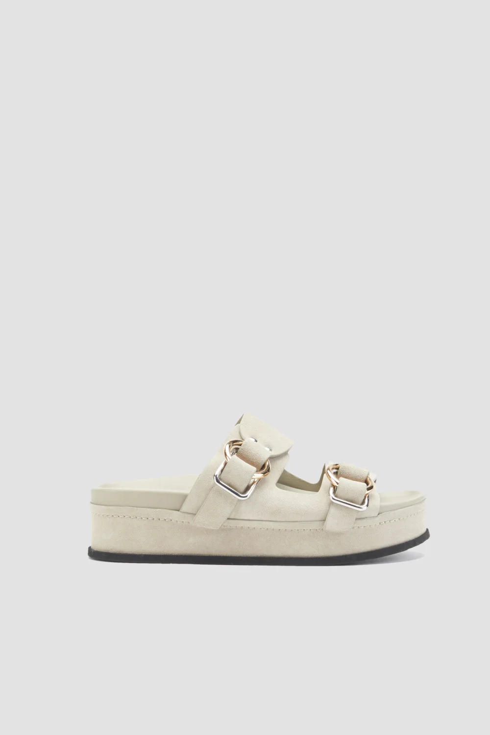 Freida Double Buckle Slide