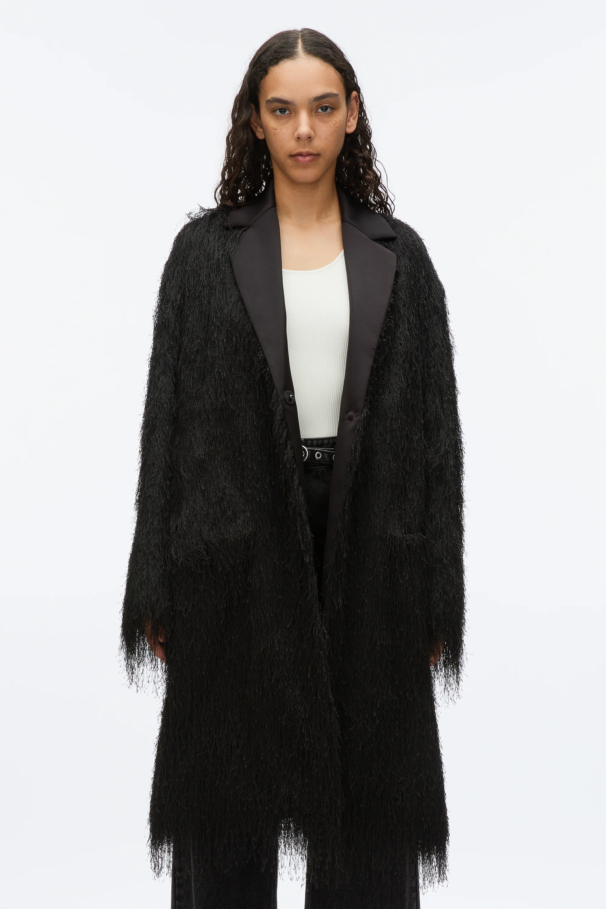 Fringe Tuxedo Coat - Image 8
