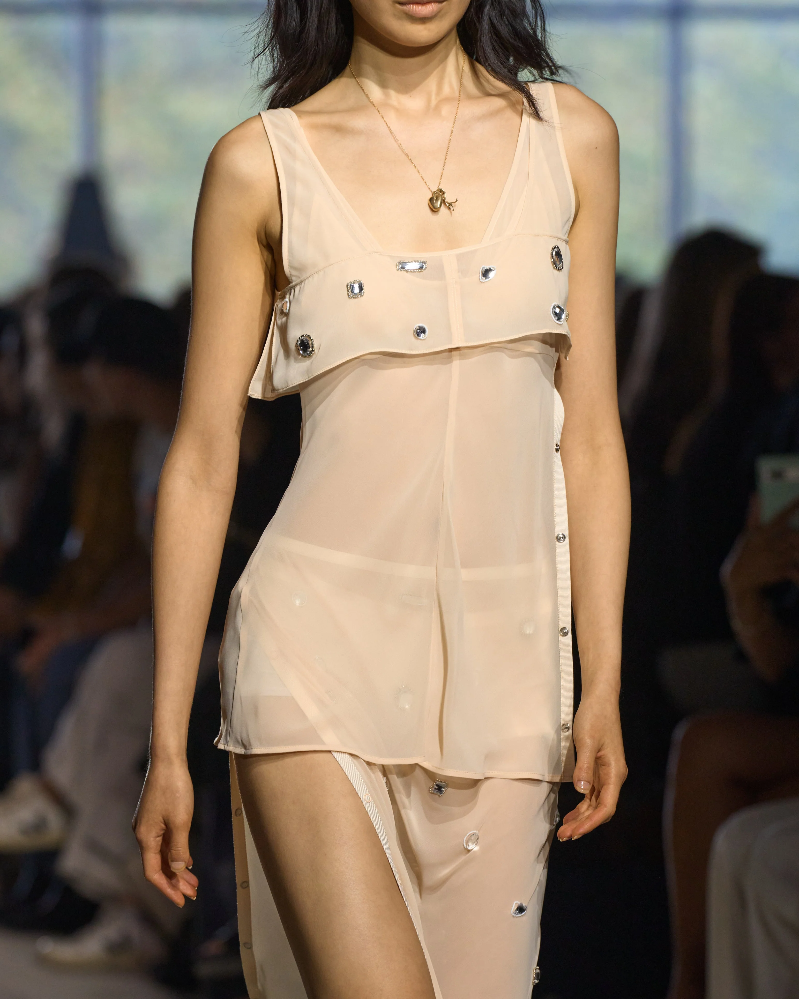 Halo Embroidered Chiffon Cami - Image 2