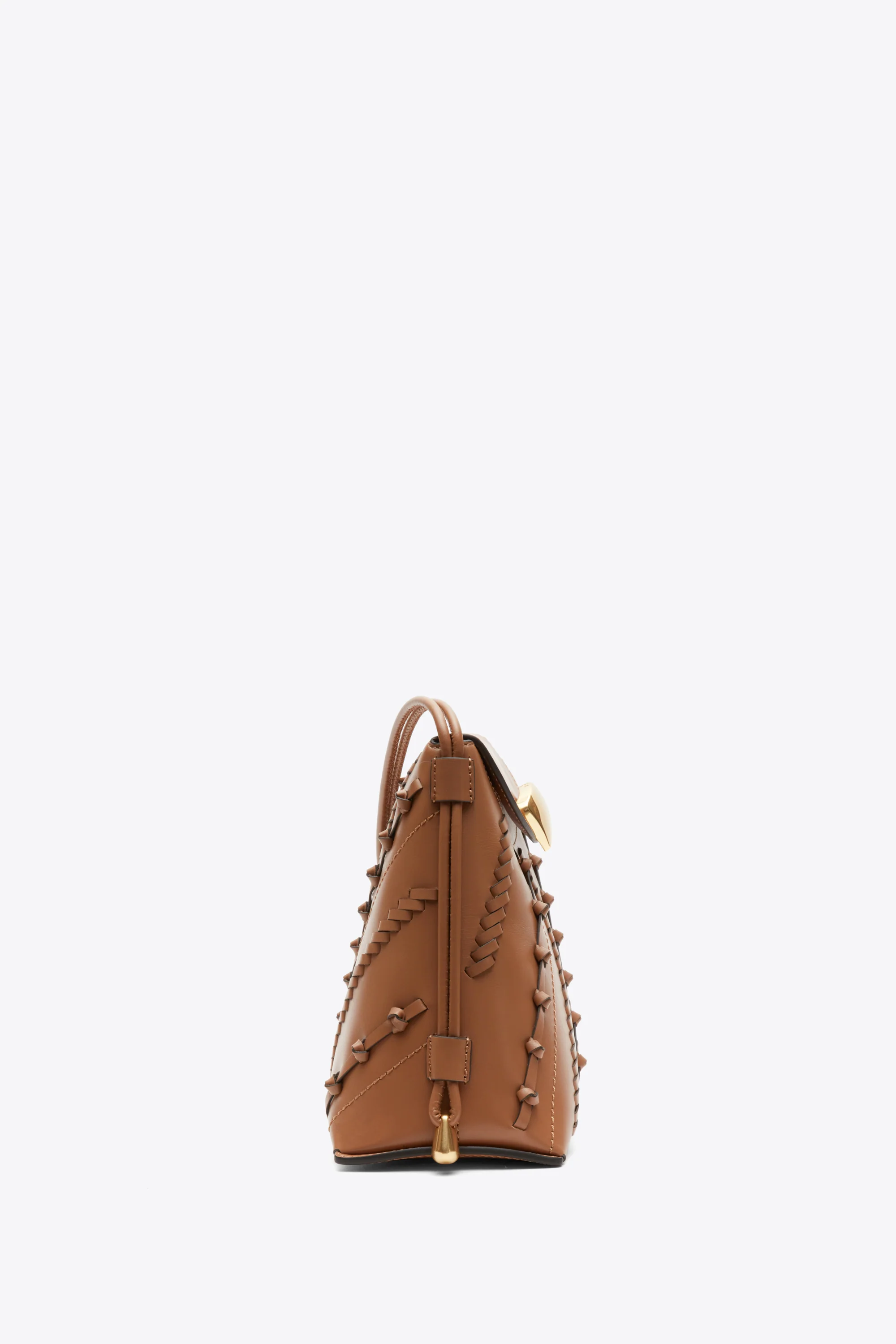 ID Petit Soft Shoulder Bag with Leather Craft - Image 3