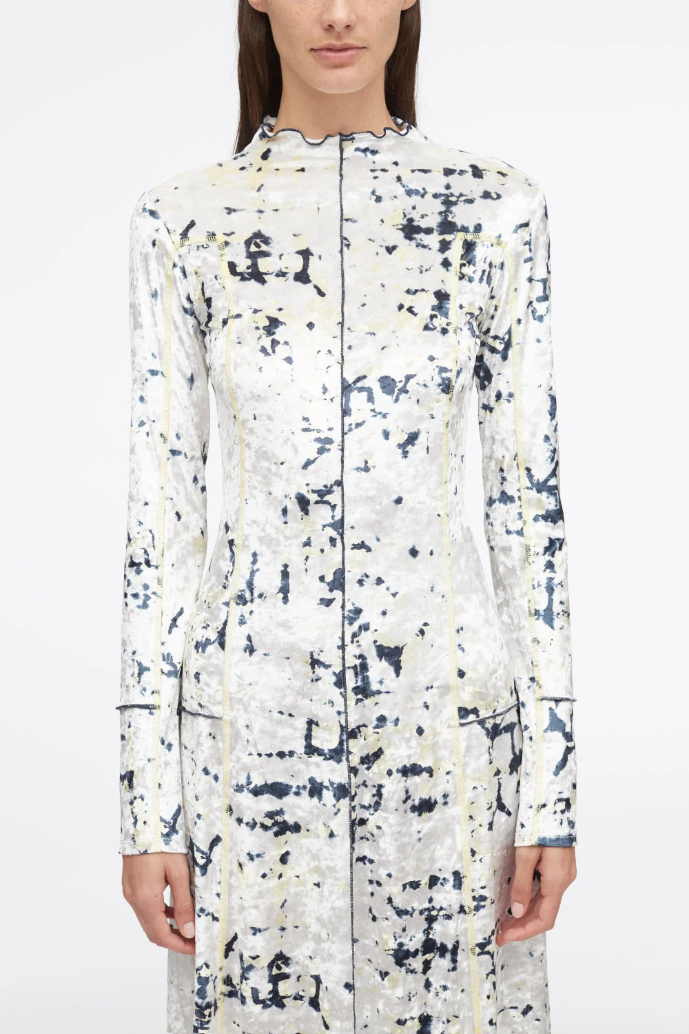 Kaleidoscope Crushed Velvet Flare Dress - Image 4