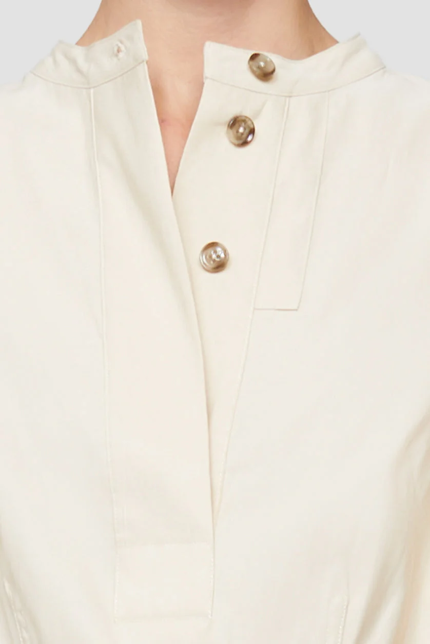 Knotted Sleeve Mid Length Dres - Image 6