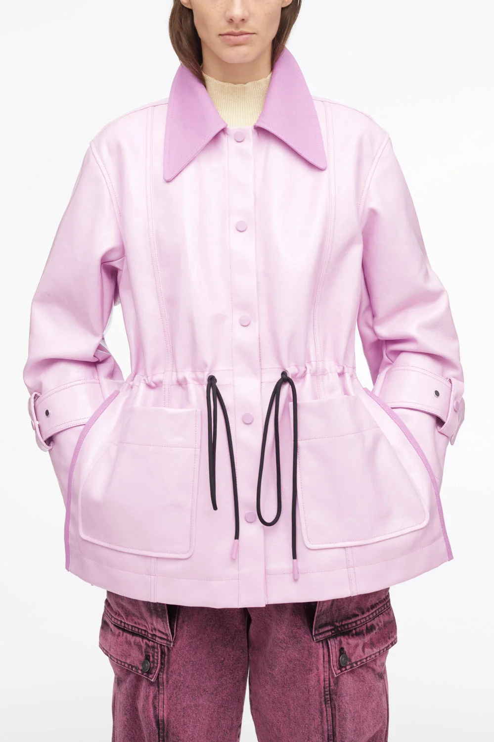 Laminated Cotton Canvas Field Jacket - Image 6