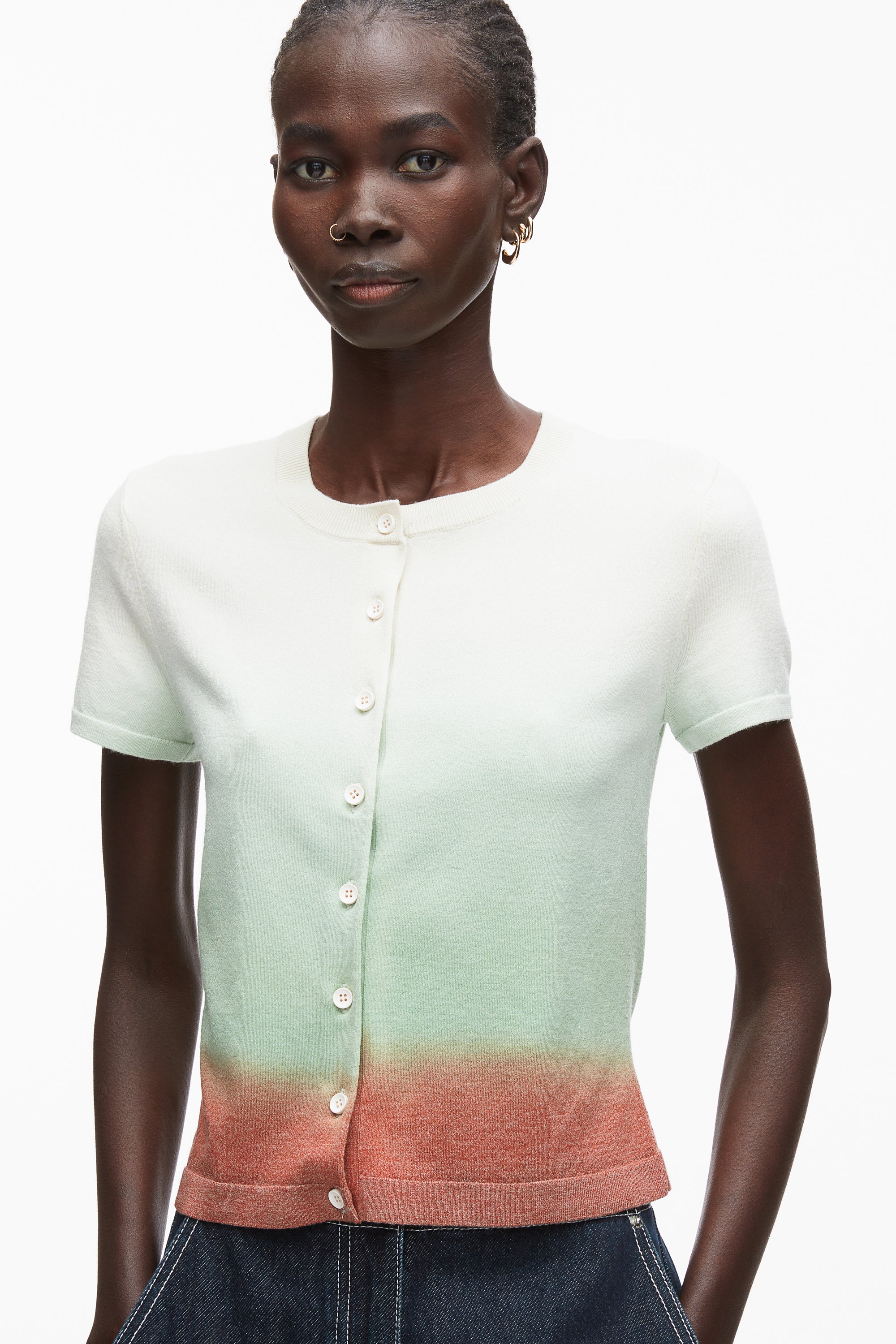 Dip Dye Knit Top - Image 6