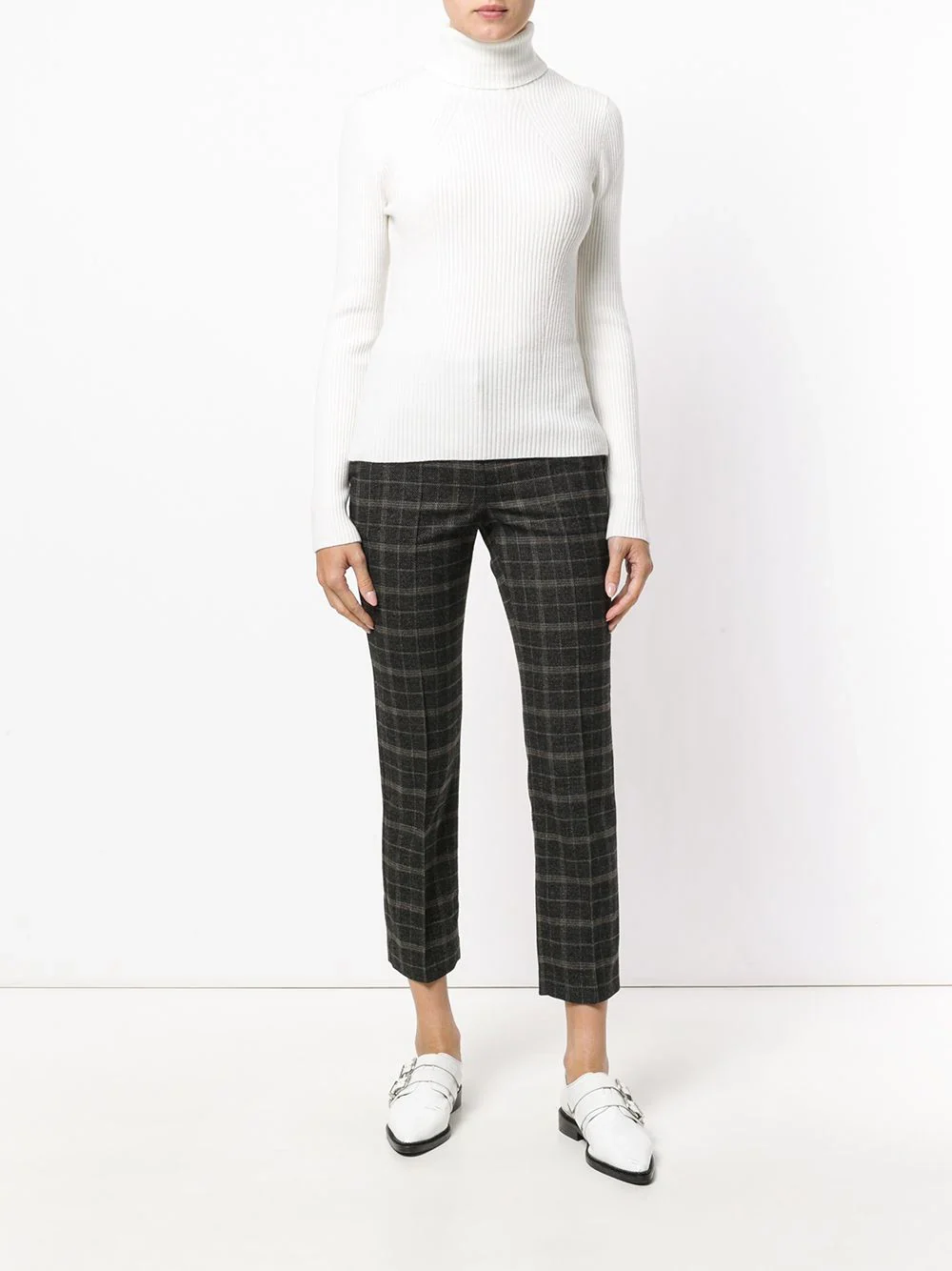 Long Sleeve Ribbed Turtleneck - Image 4