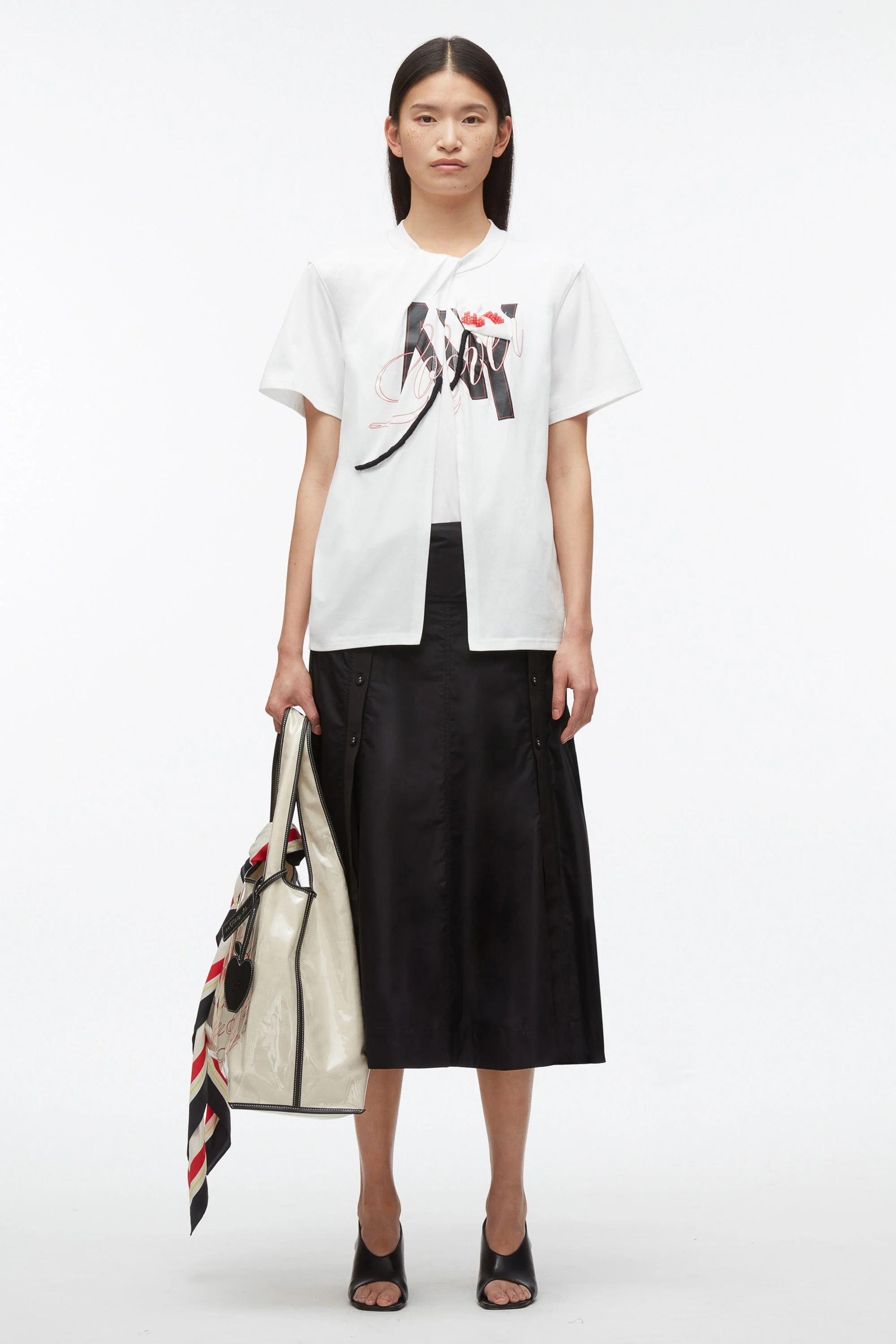 NY Lover Sliced Tee with Poppy Embroidery - Image 7