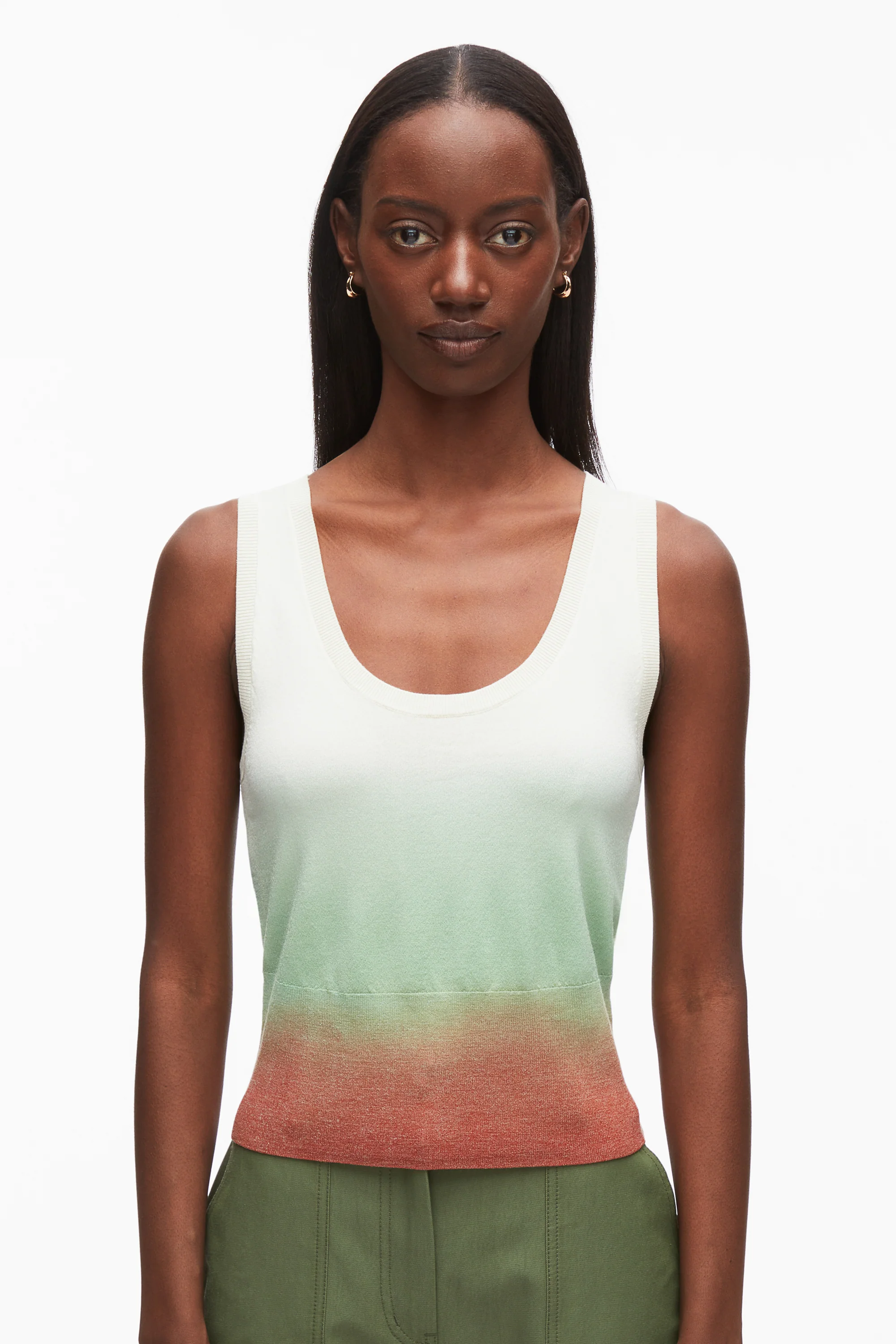 Ombré Scoop Neck Tank - Image 3