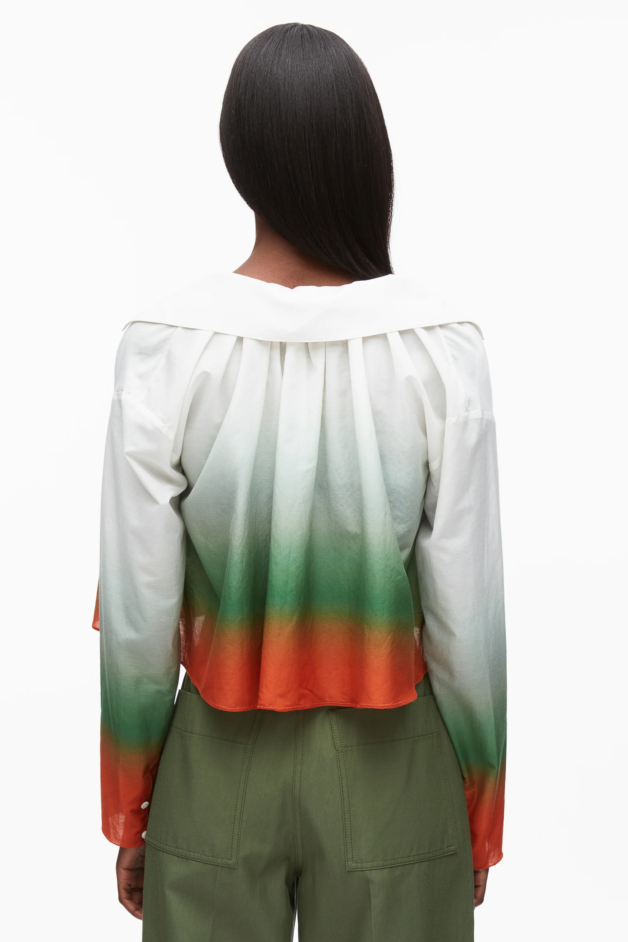 Ombré Voile Flounce Top - Image 5