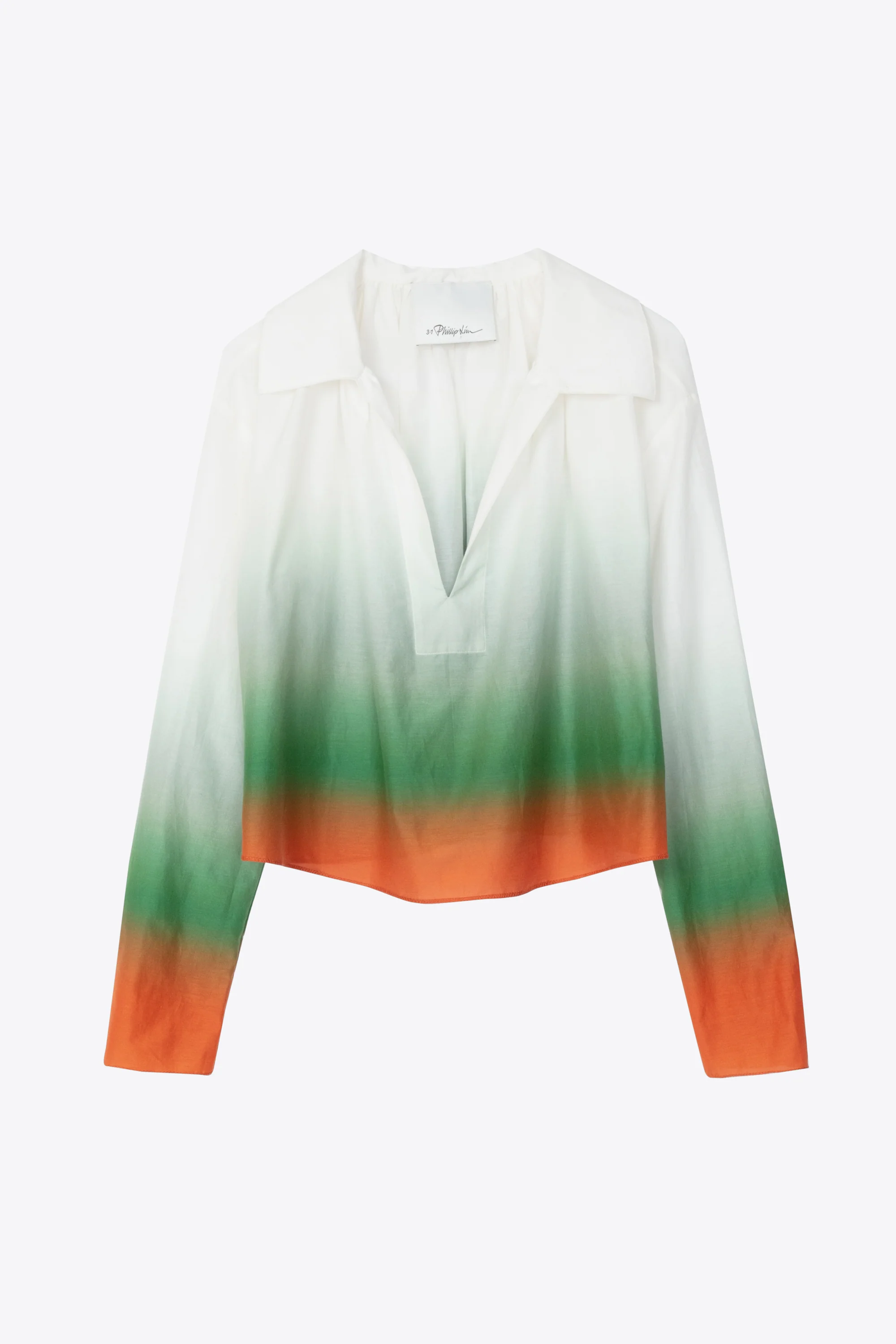Ombré Voile Flounce Top - Image 7