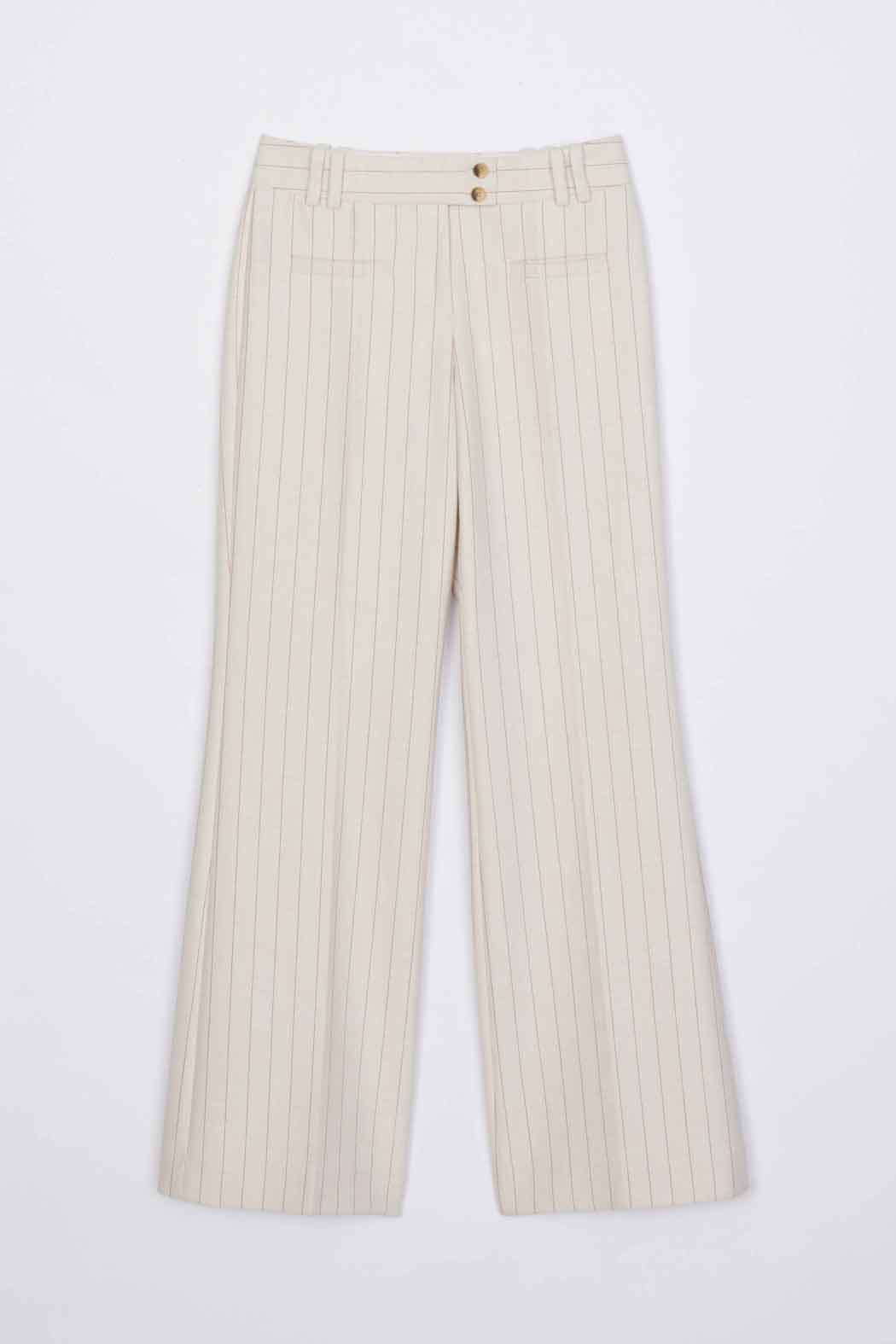 Pinstripe Trousers - Image 8