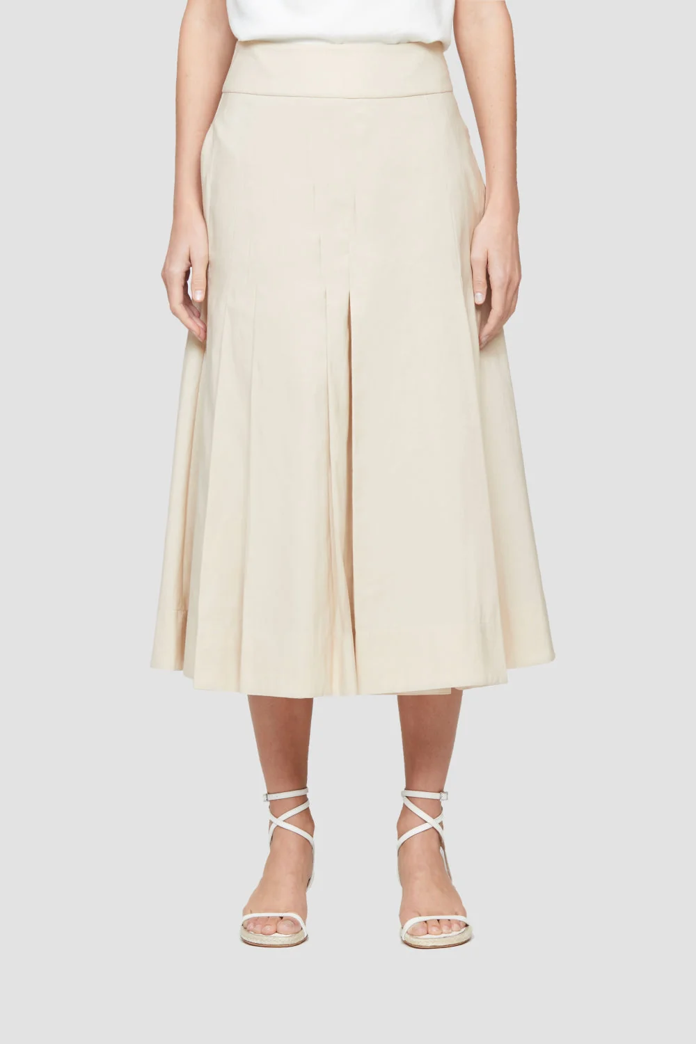 Pleated A-Line Skirt - Image 3