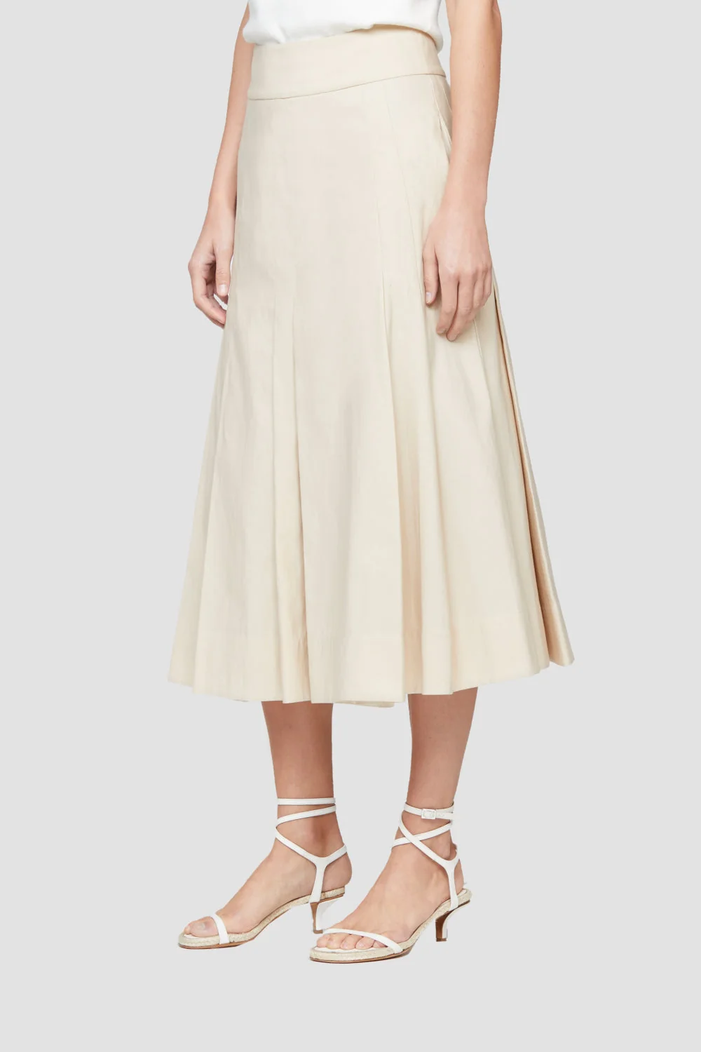 Pleated A-Line Skirt - Image 4