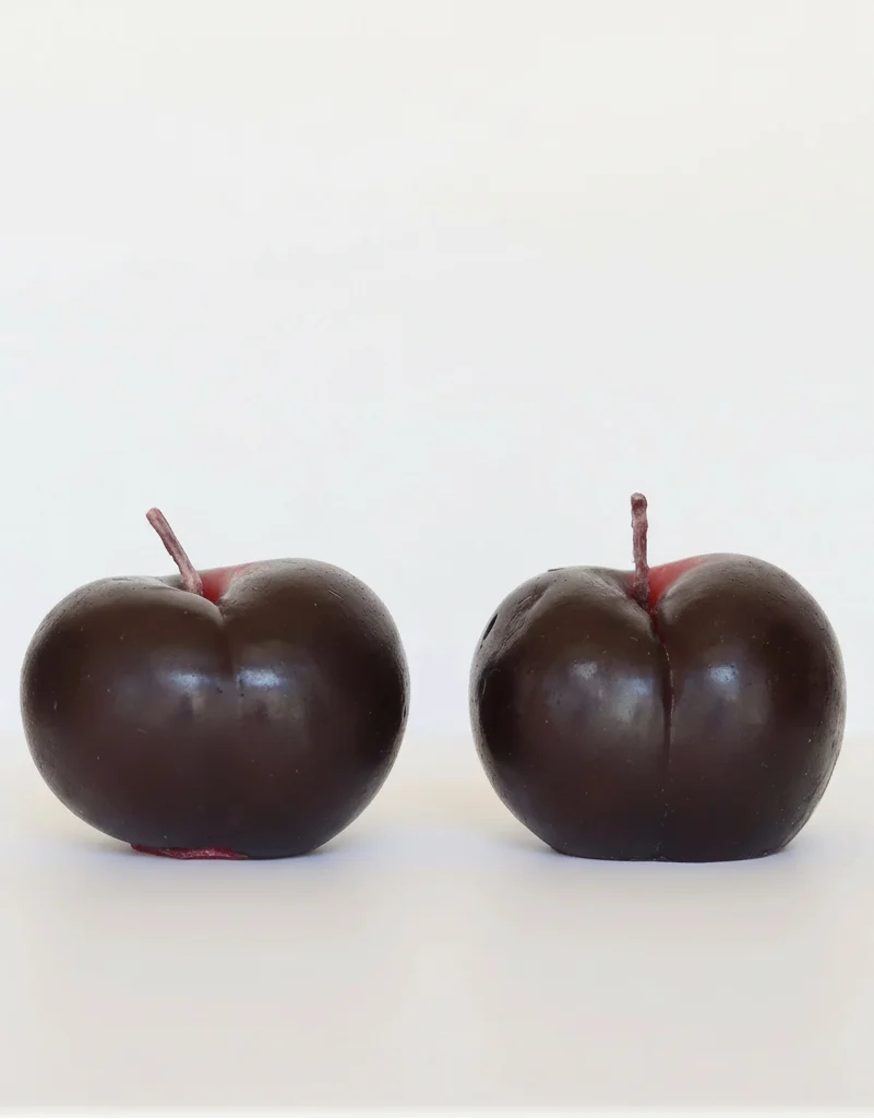 Plum Beeswax Candle