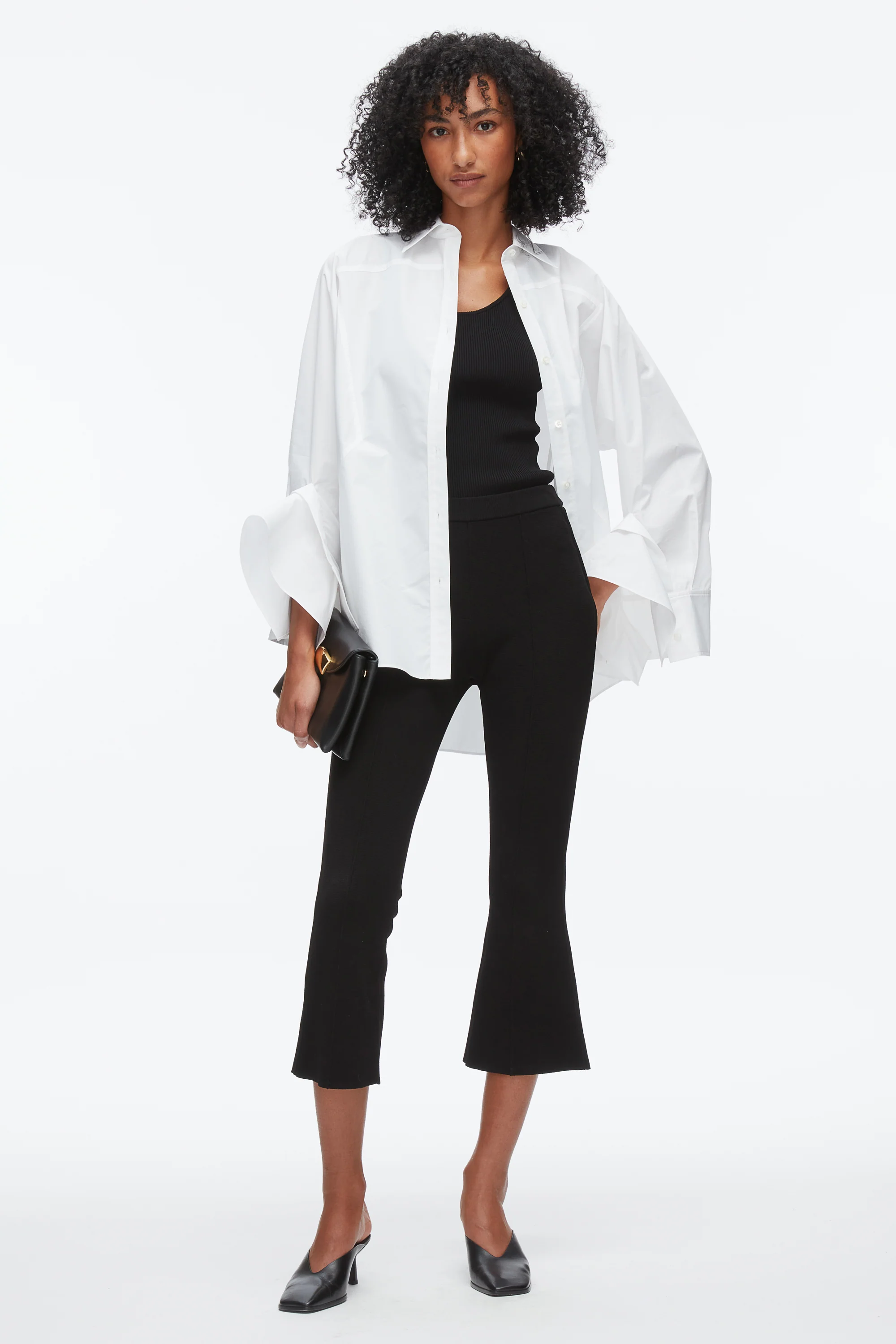 Compact Cropped Kickflare Pant