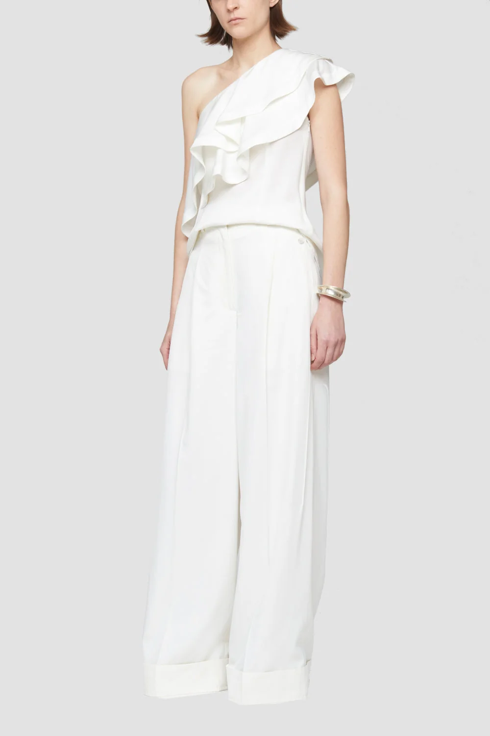 Ruffled One Shoulder Top - Image 7