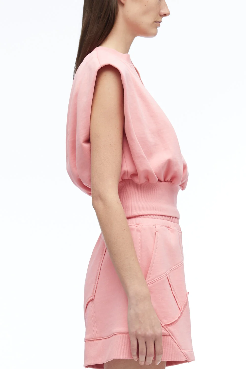 Sleeveless French Terry Top - Image 4