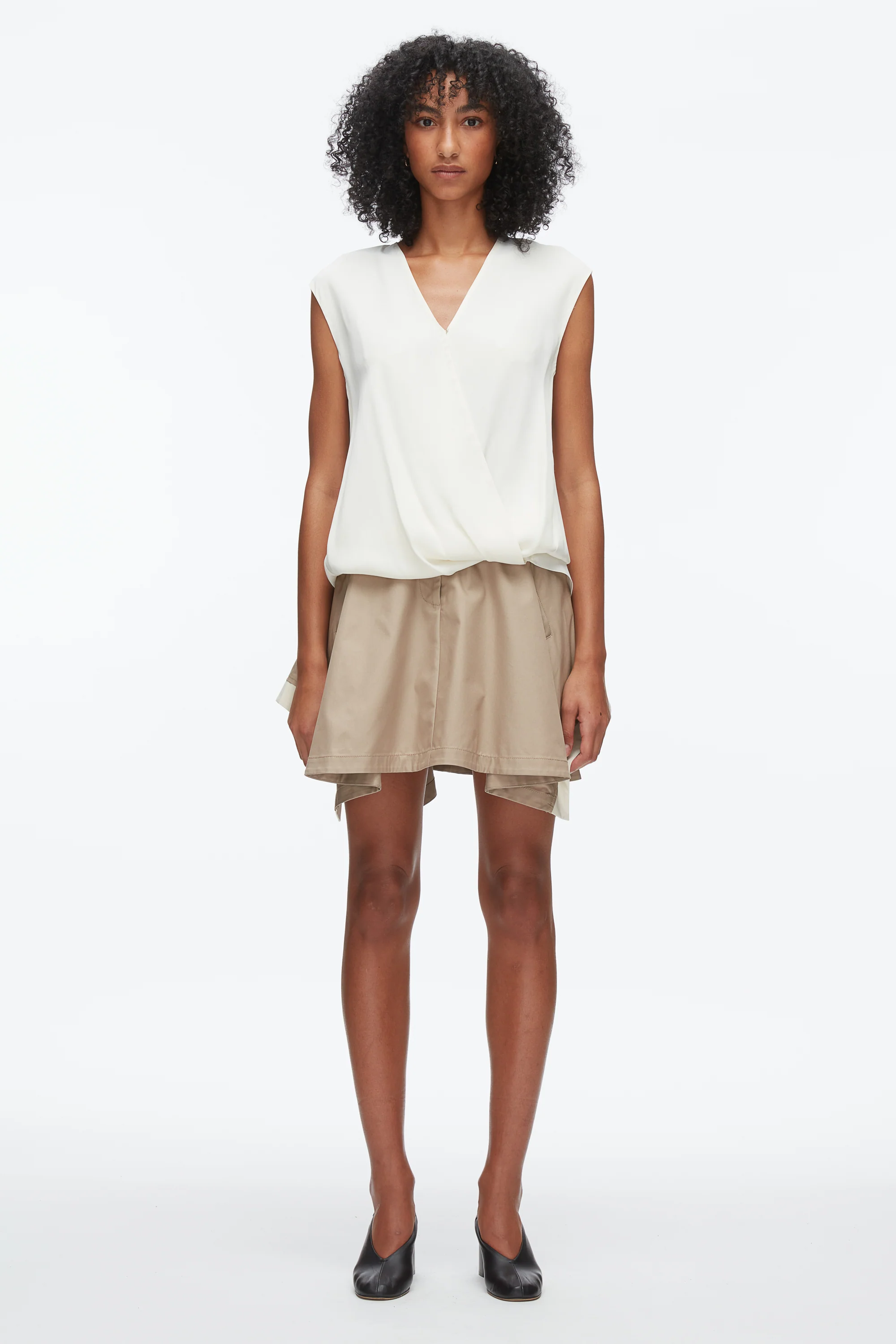 Soft Drape Sleeveless Blouse - Image 2