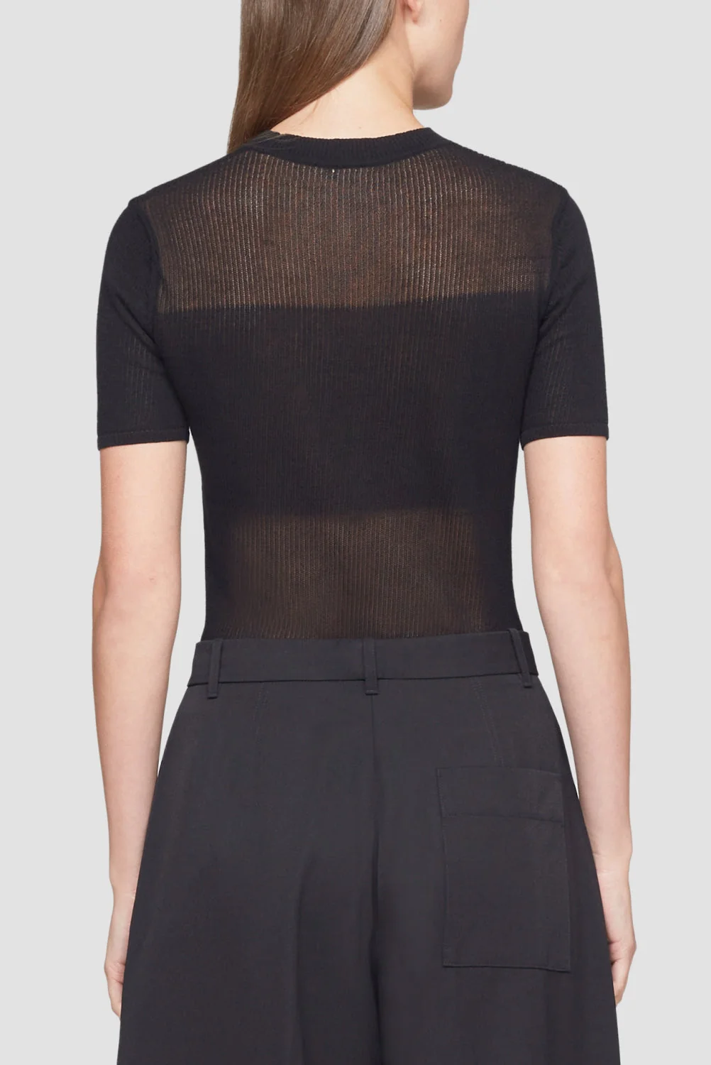 Short Sleeve Ribbed Crewneck - Image 7