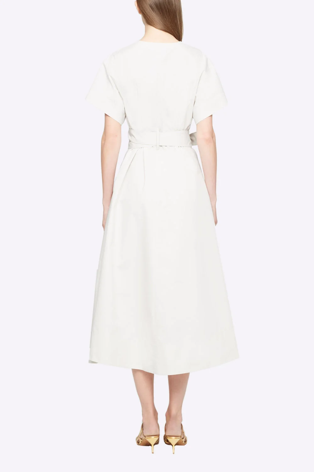 Ss Crossover Tied Waist Dress - Image 5