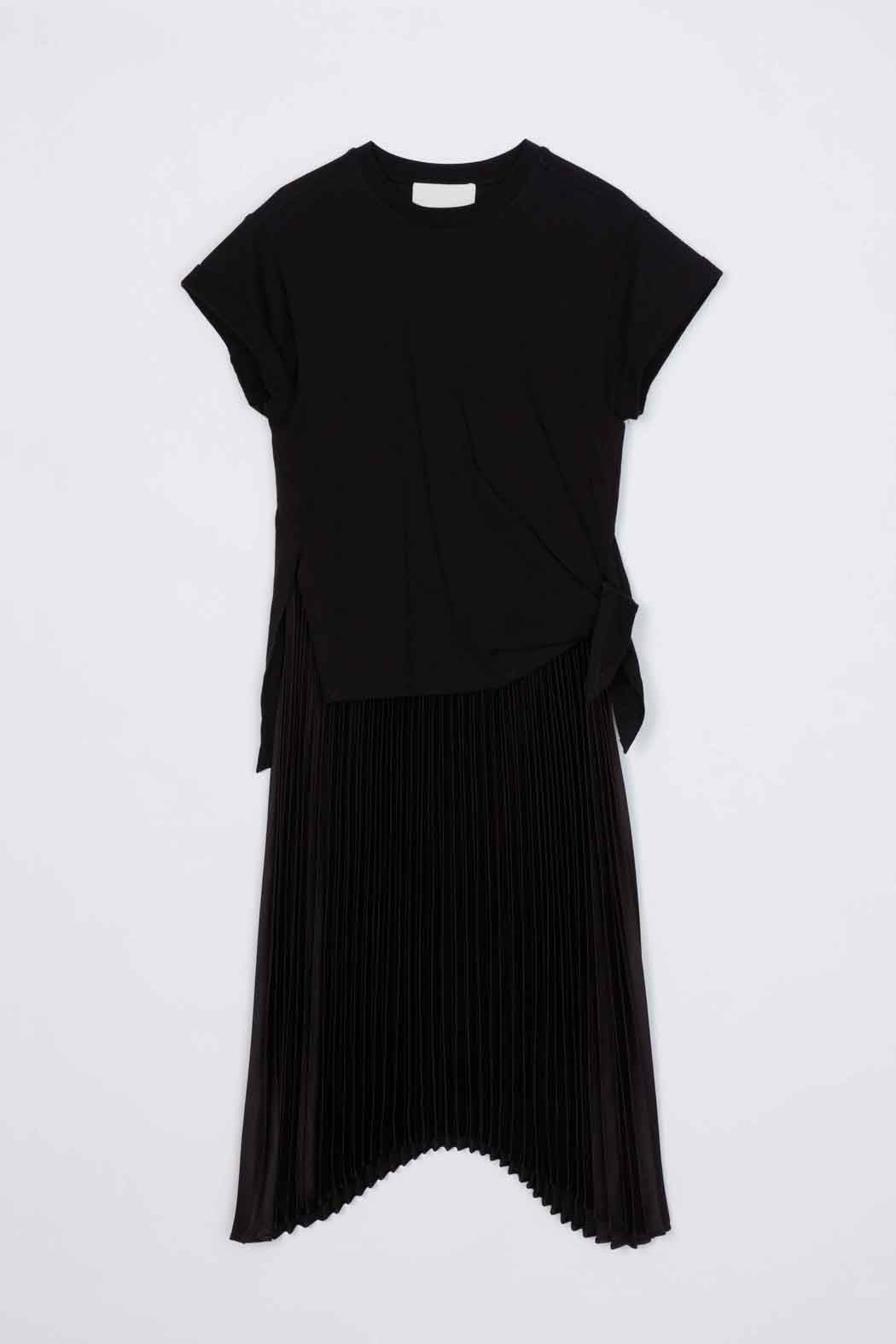 T-Shirt Combo Dress with Pleated Skirt - Image 6