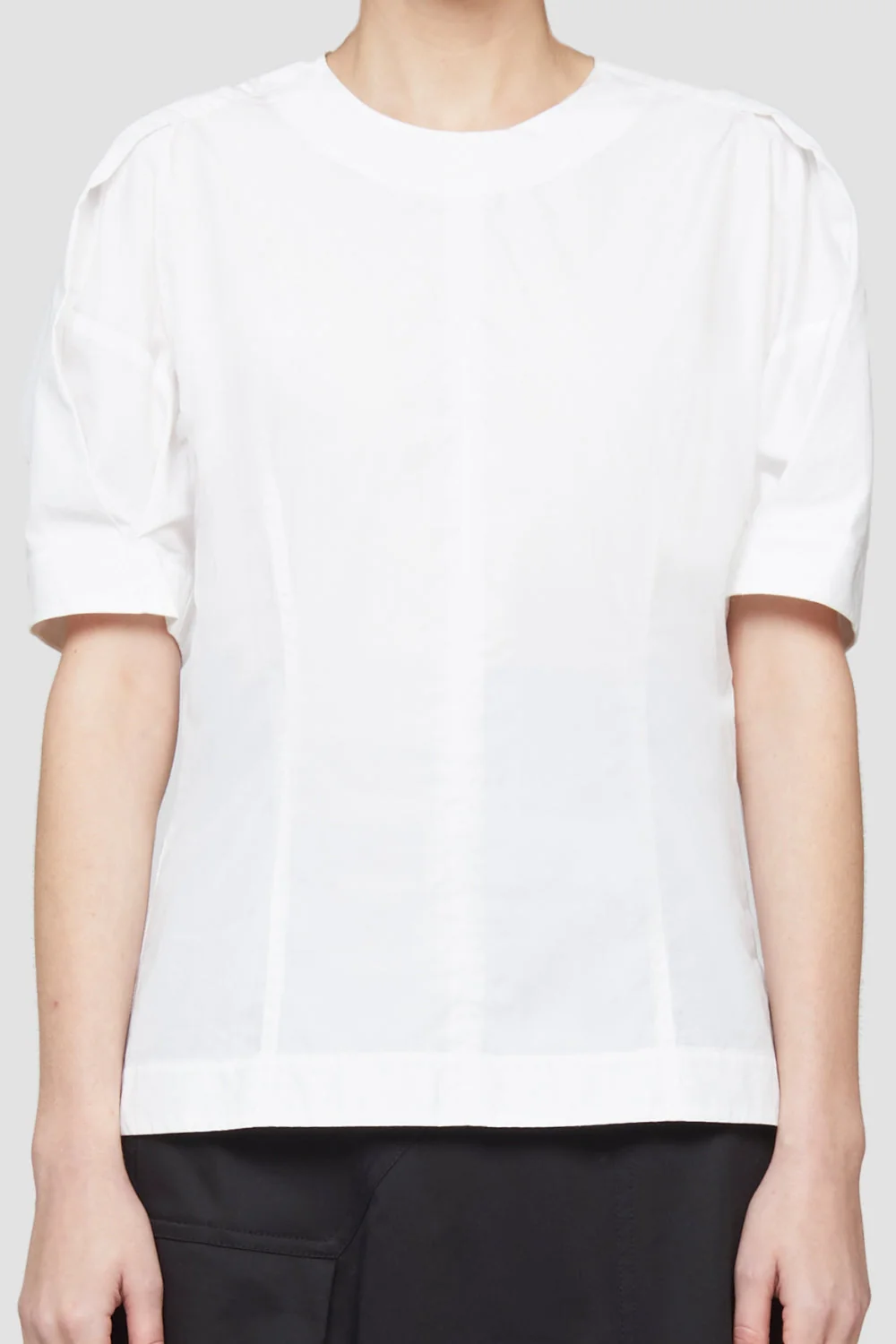 Short Sleeve Top With Back Zip - Image 6