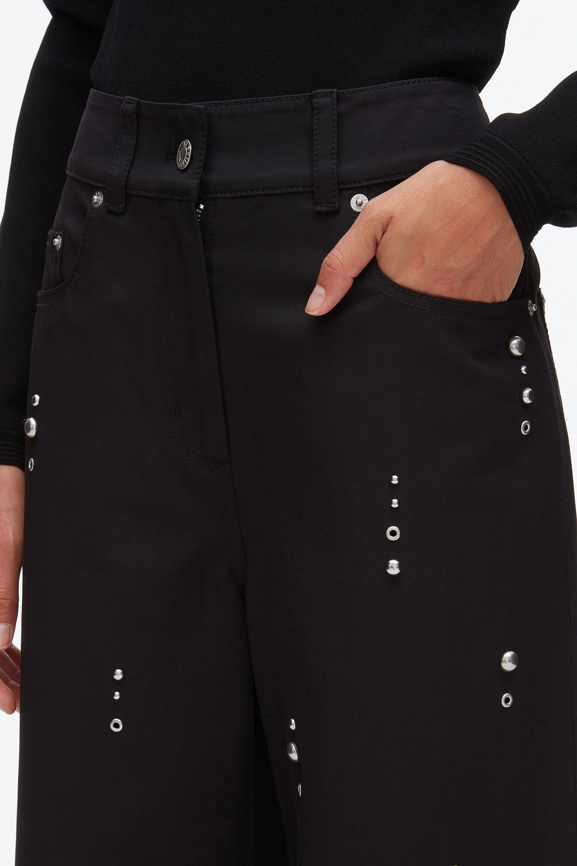 Stud Embellished Wide Leg Pant - Image 20