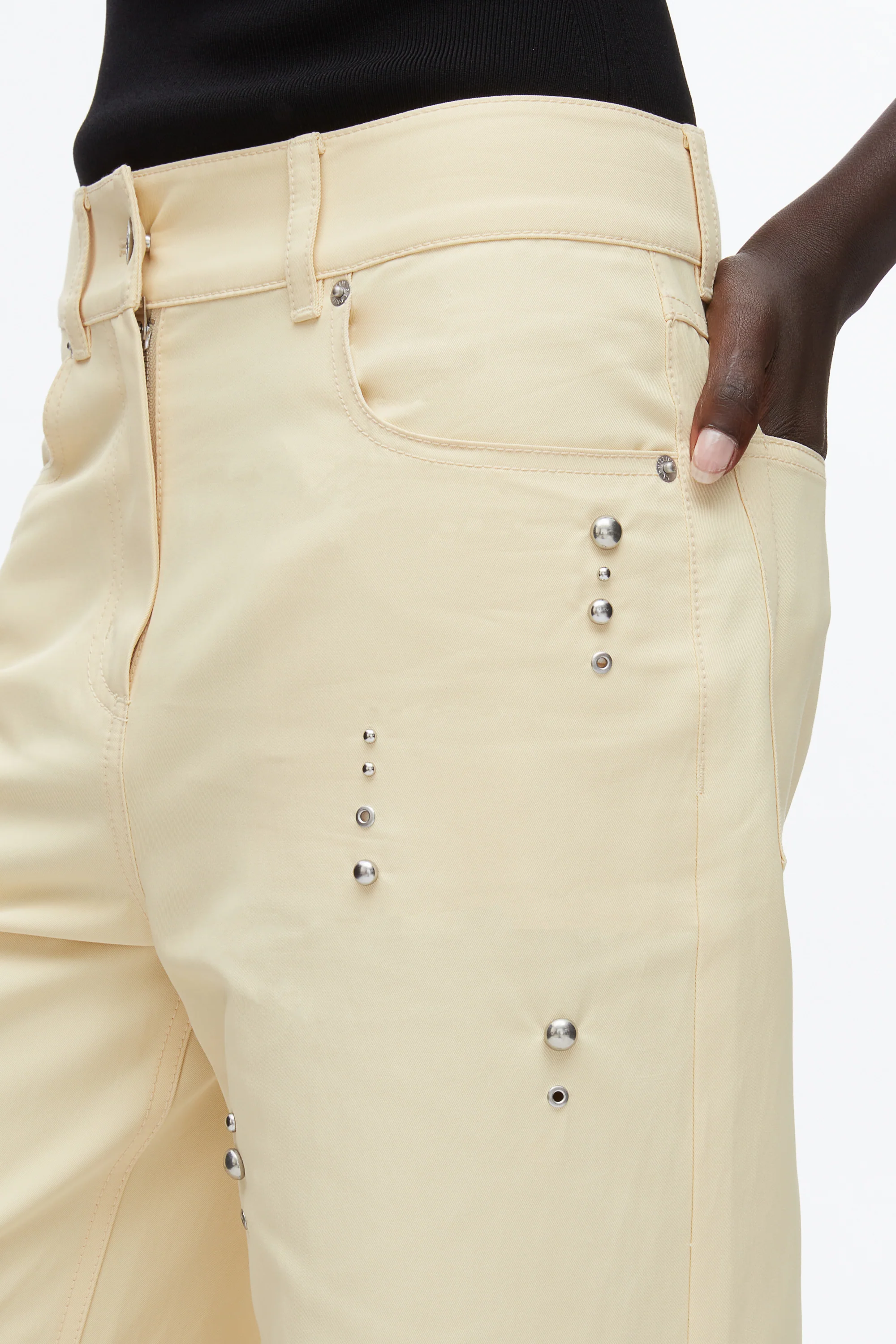 Stud Embellished Wide Leg Pant - Image 6