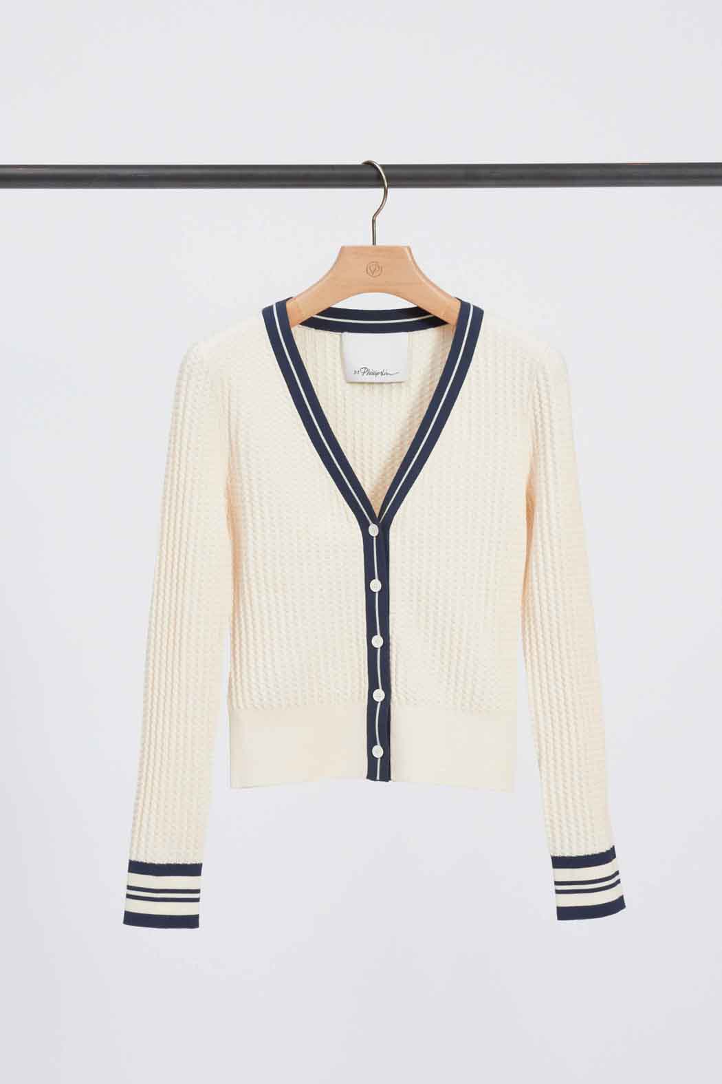 Textured Rib Cardigan - Image 7