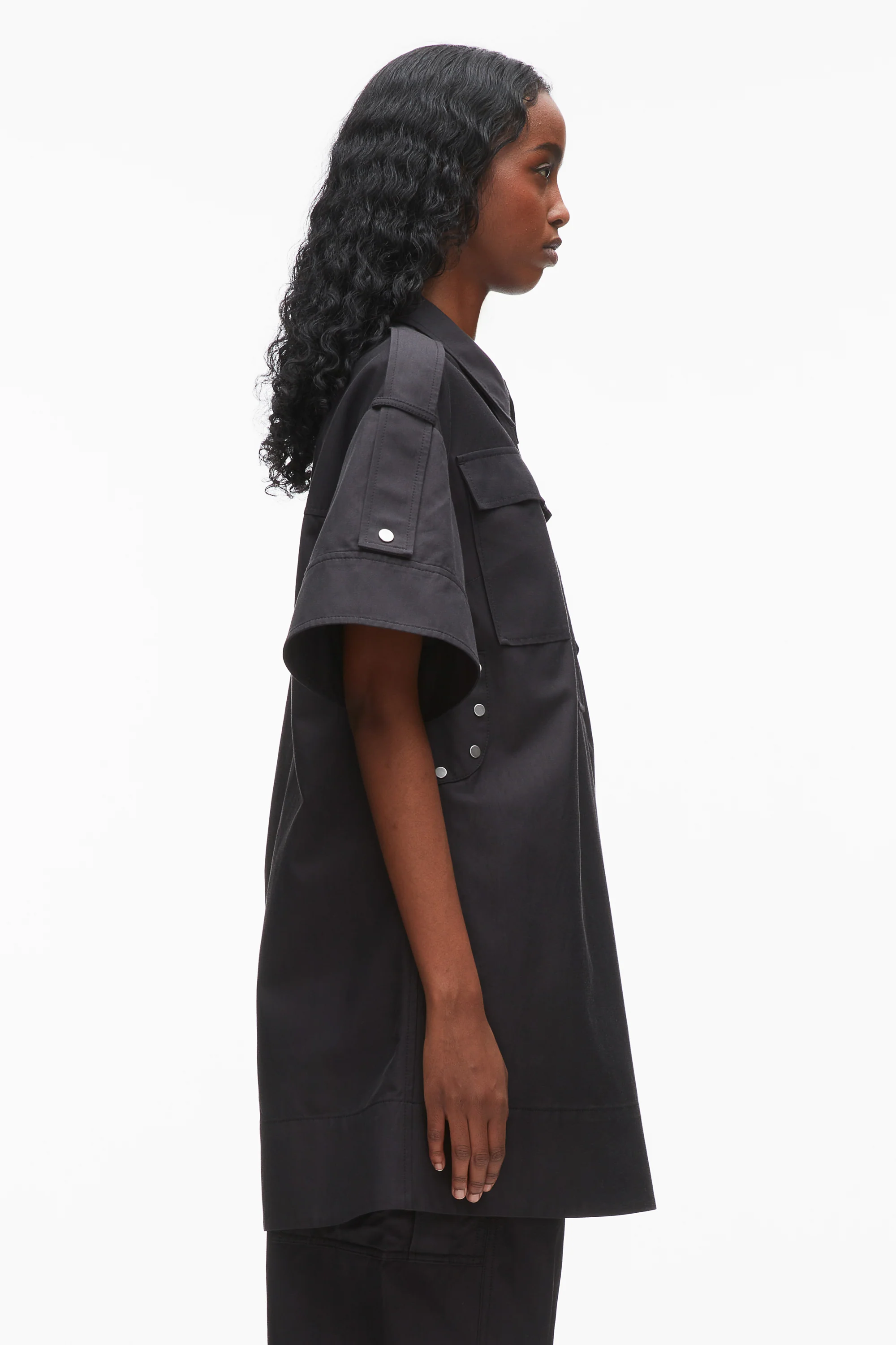 Utility Shift Shirt Dress - Image 4